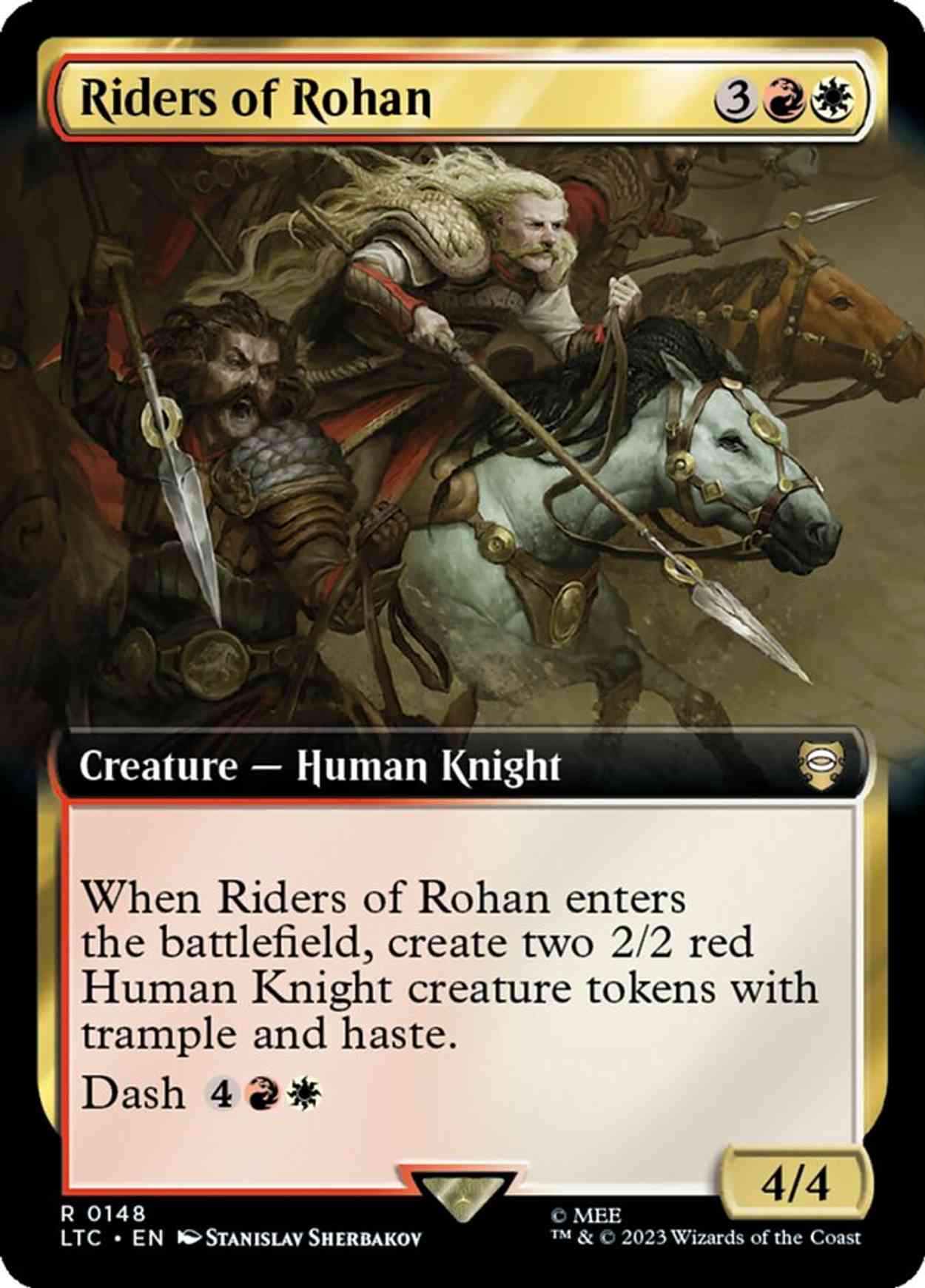 Riders of Rohan (Extended Art) magic card front