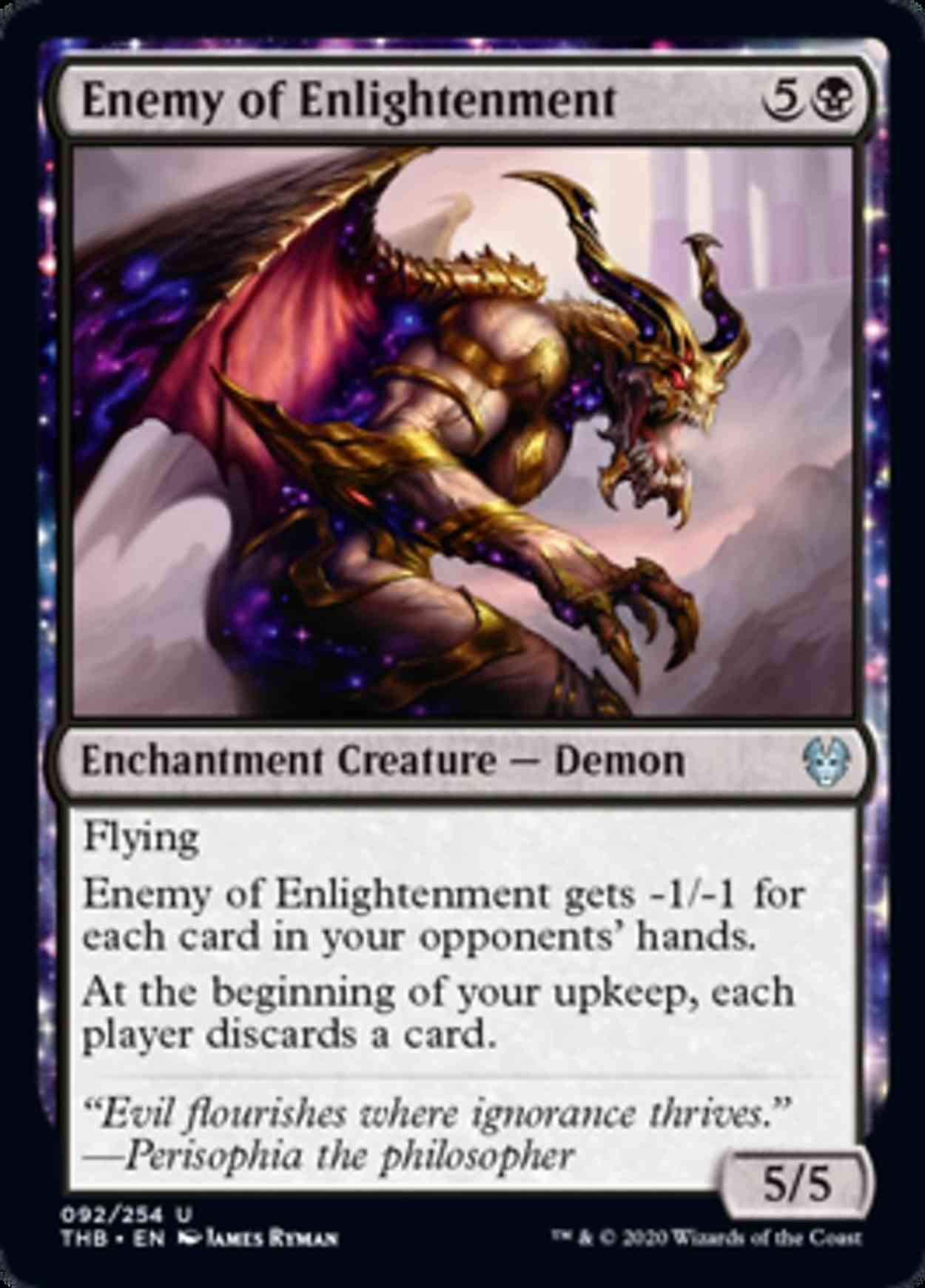 Enemy of Enlightenment magic card front