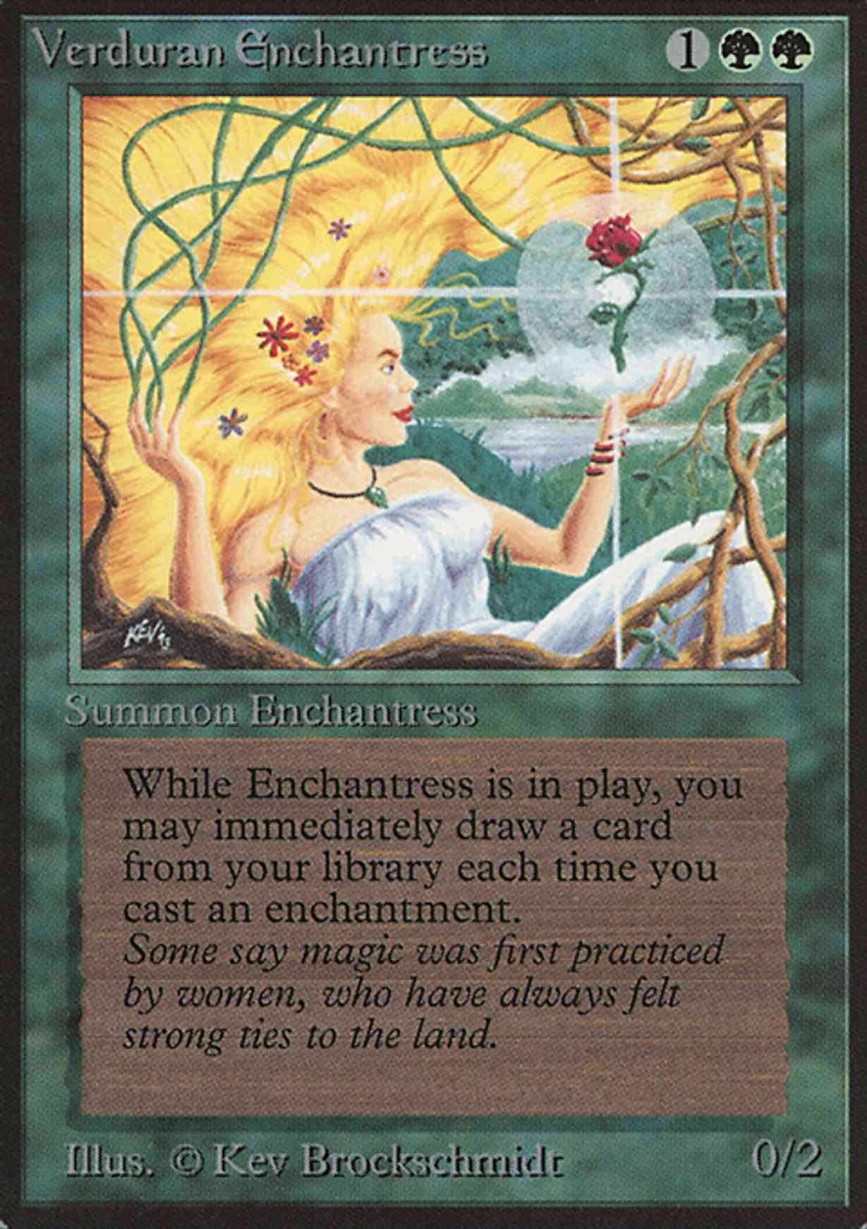 Verduran Enchantress magic card front
