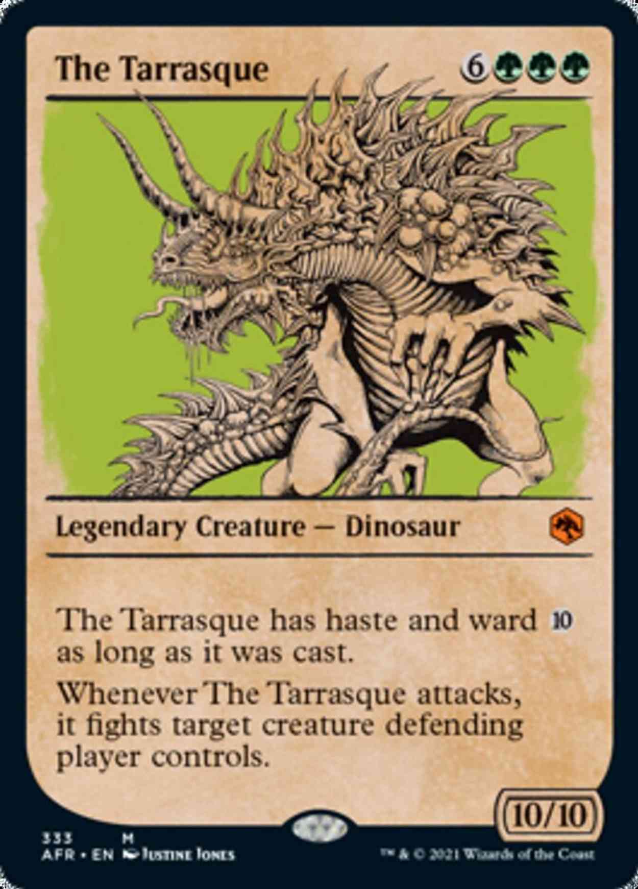 The Tarrasque (Showcase) magic card front