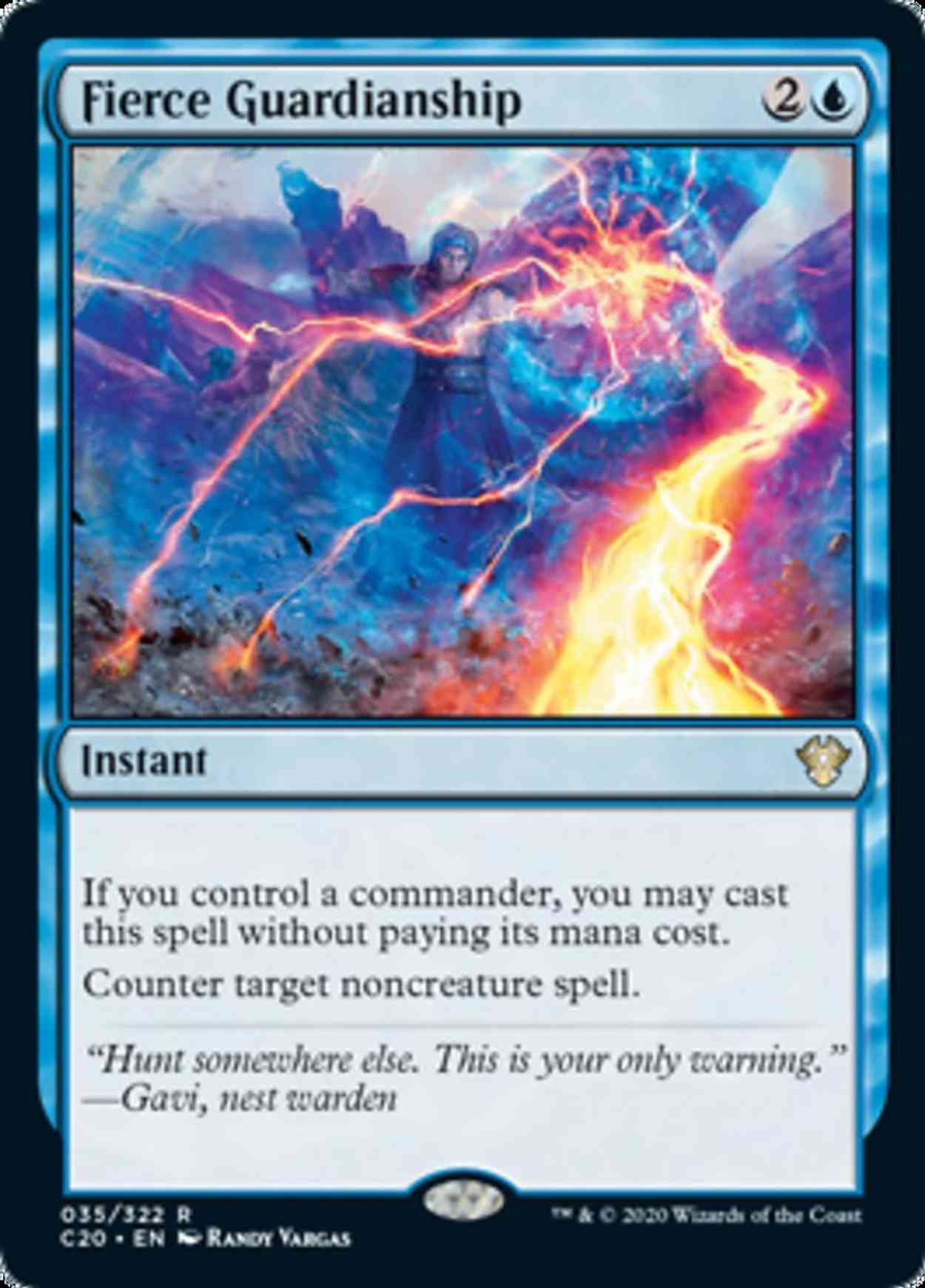 Fierce Guardianship magic card front