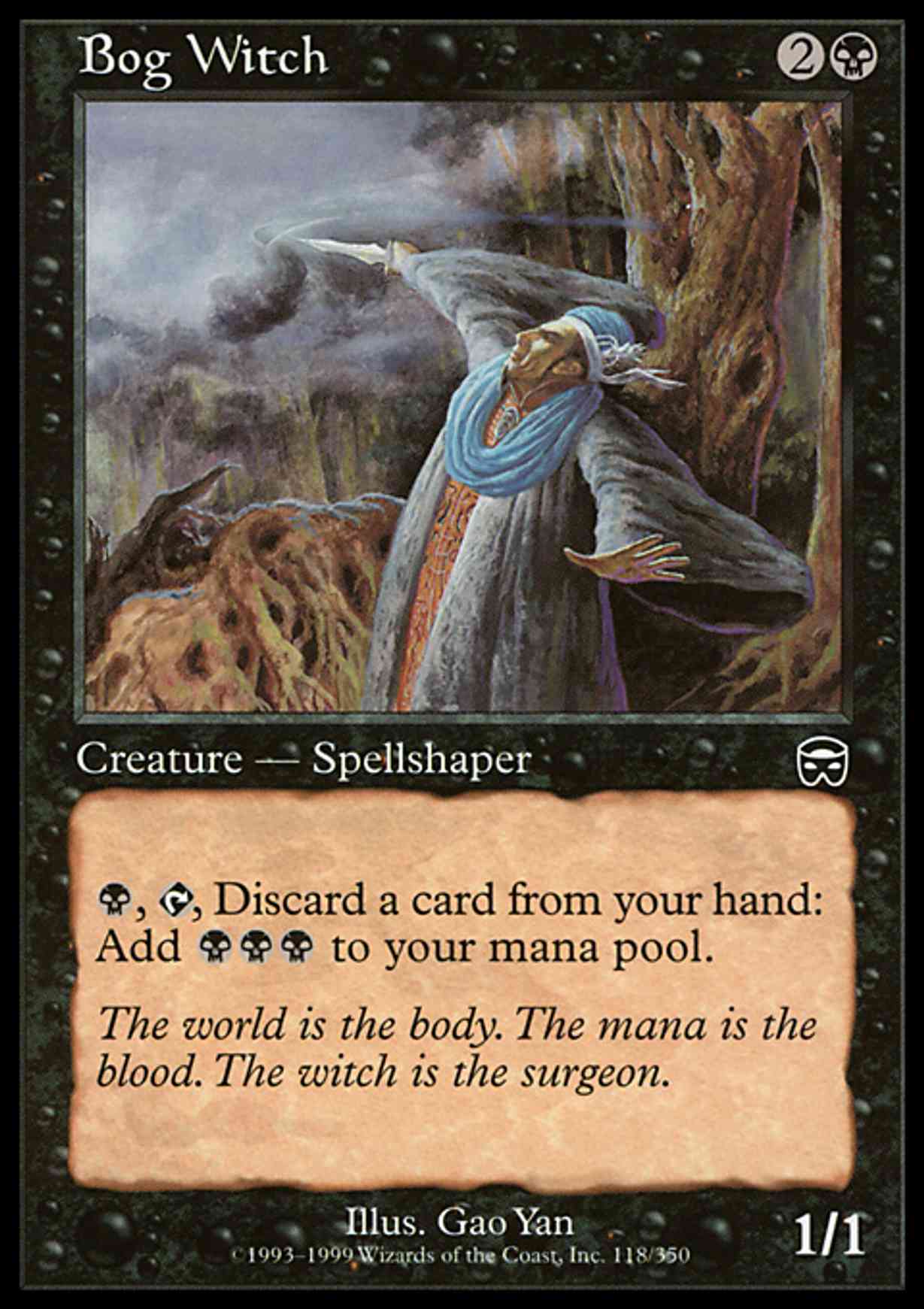 Bog Witch magic card front