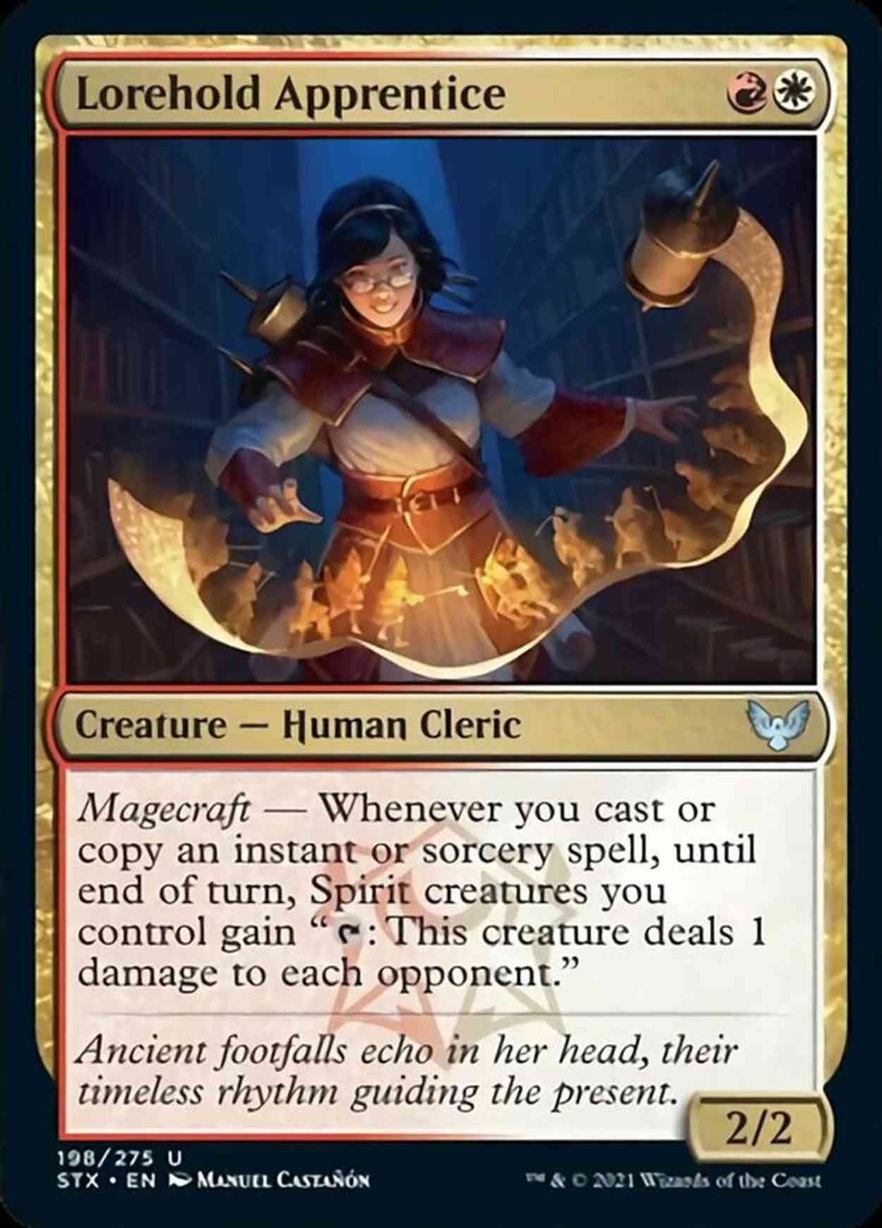 Lorehold Apprentice magic card front