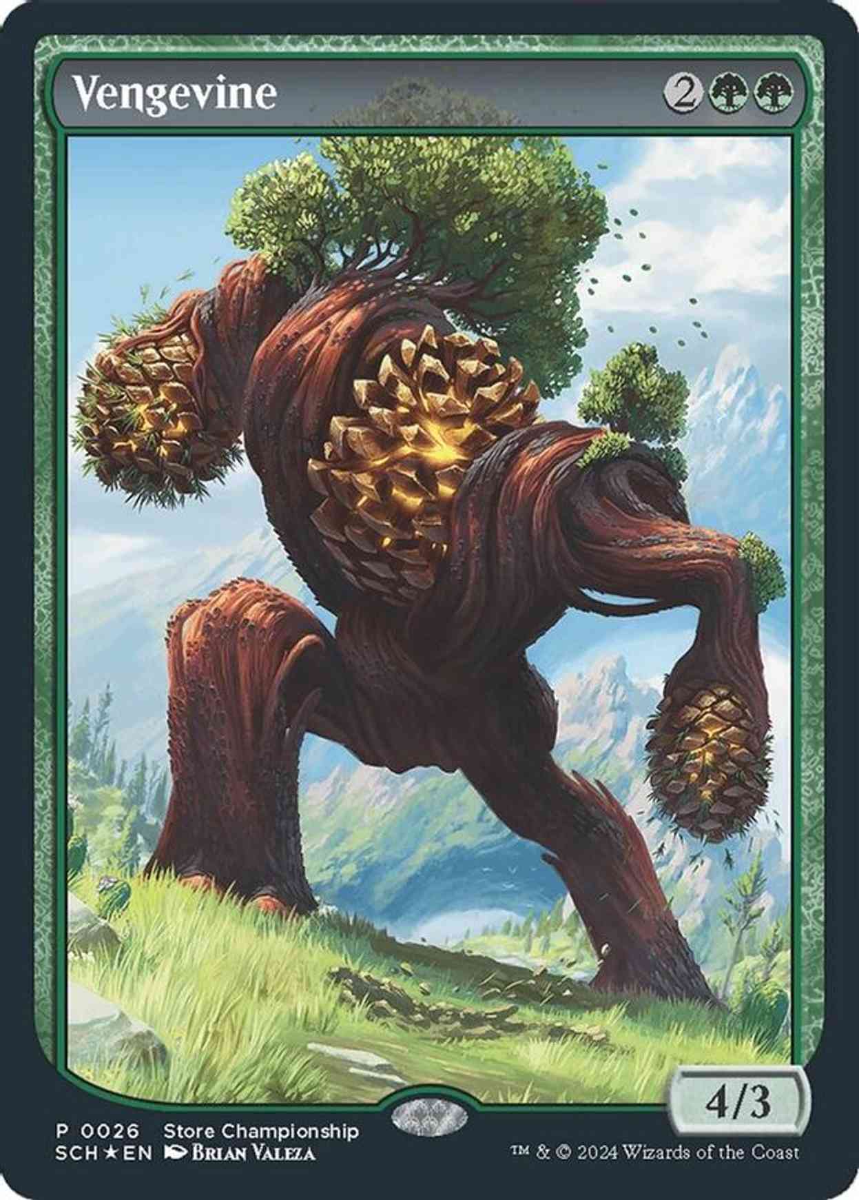 Vengevine magic card front