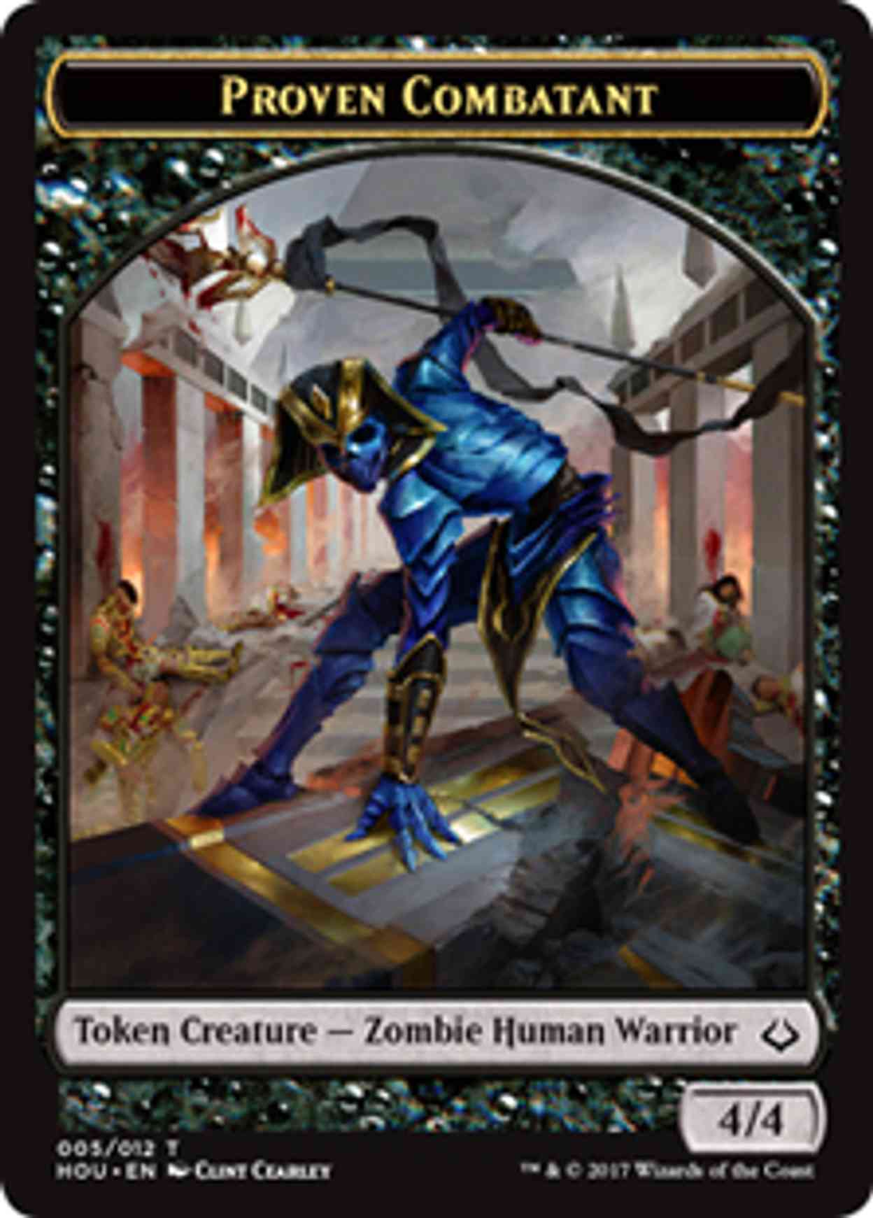 Proven Combatant Token magic card front