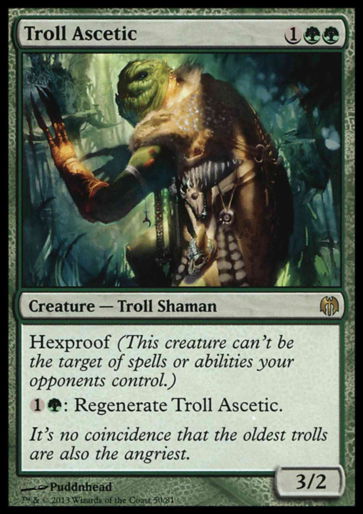 Troll Ascetic magic card front