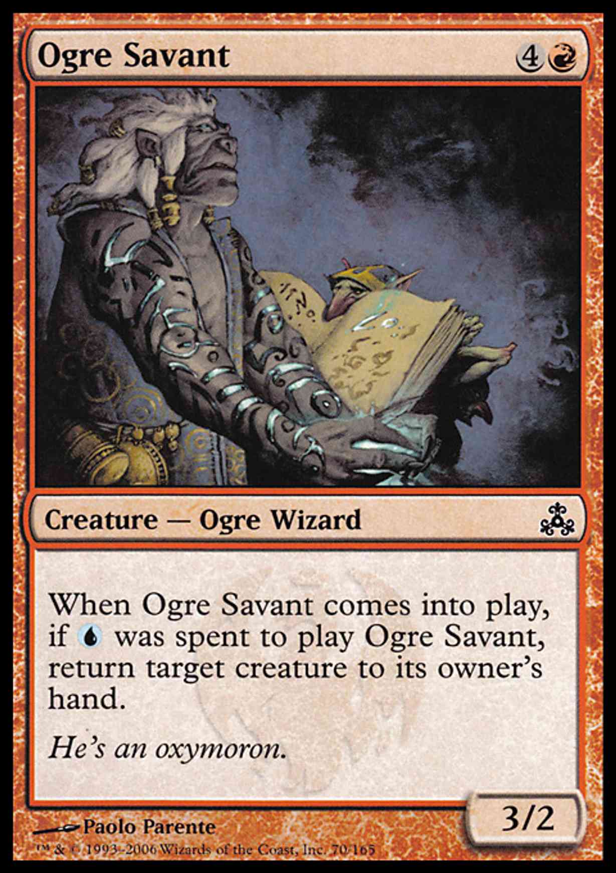 Ogre Savant magic card front