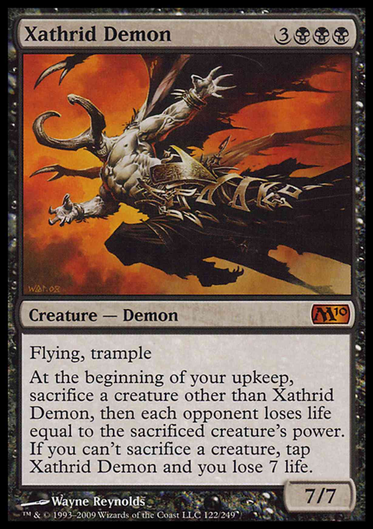 Xathrid Demon magic card front