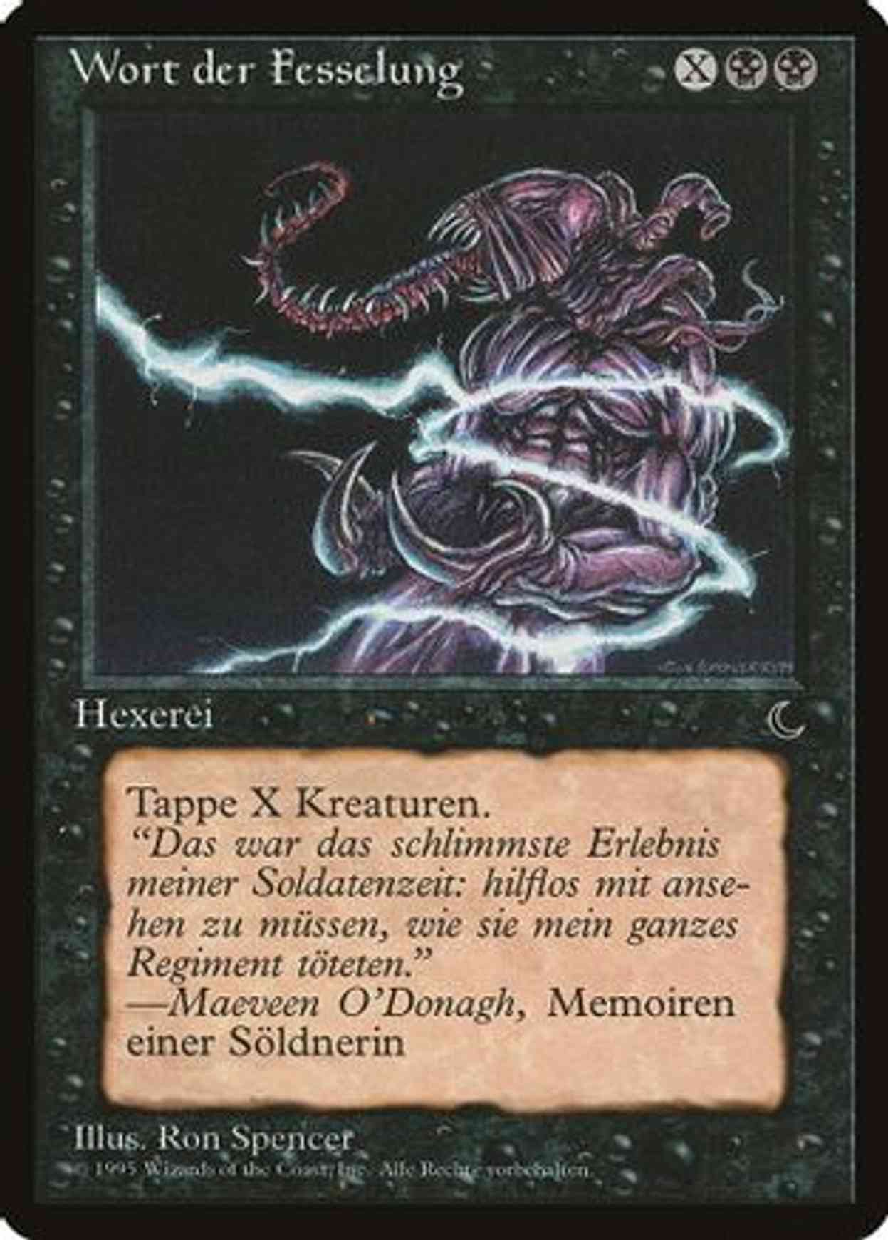 Word of Binding (German) - "Wort der Fesselung" magic card front