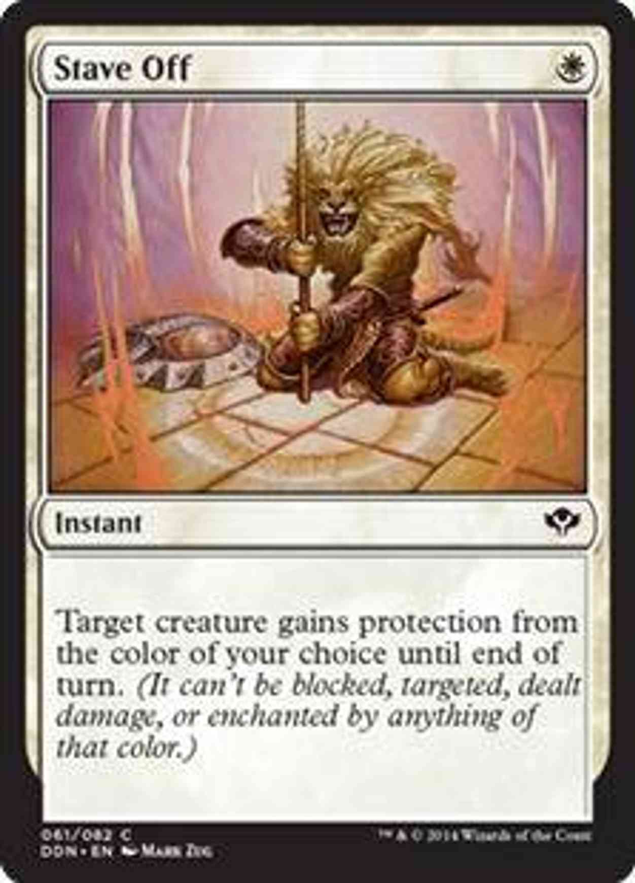Stave Off magic card front