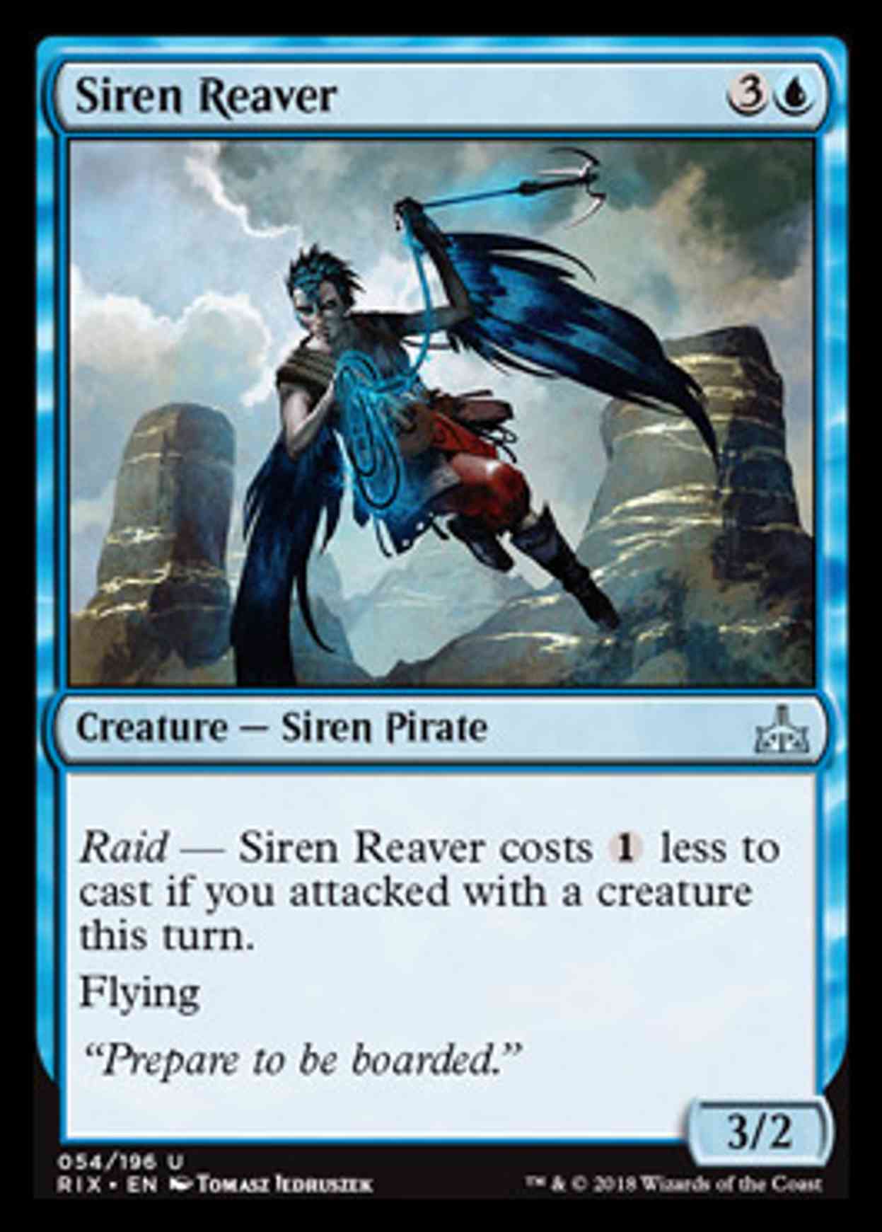 Siren Reaver magic card front
