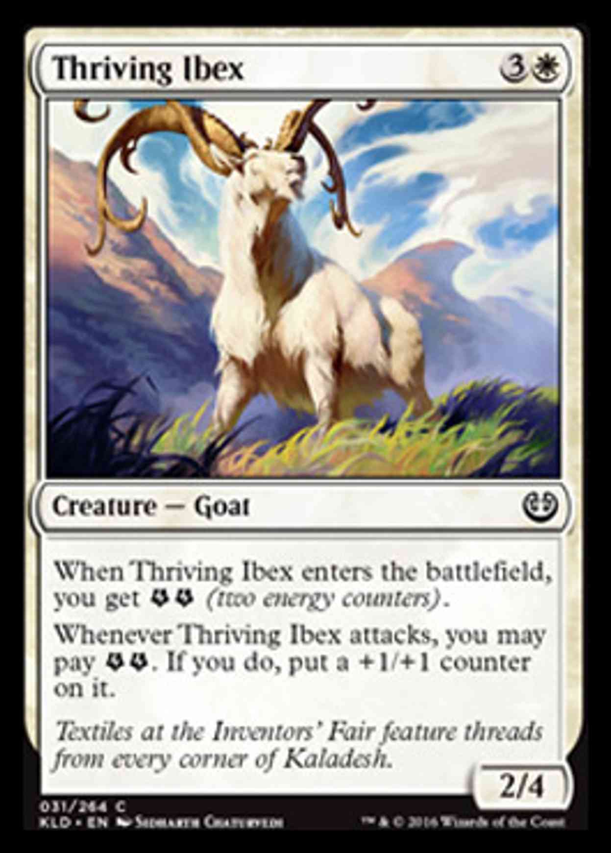 Thriving Ibex magic card front