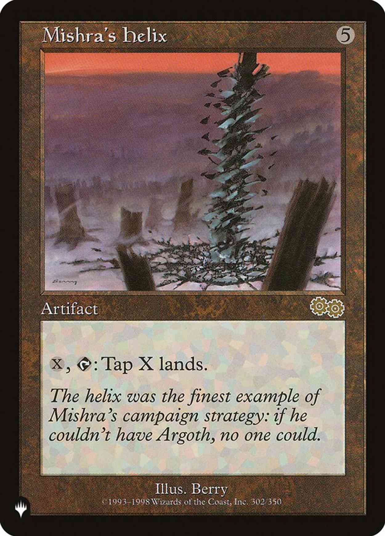 Mishra's Helix magic card front