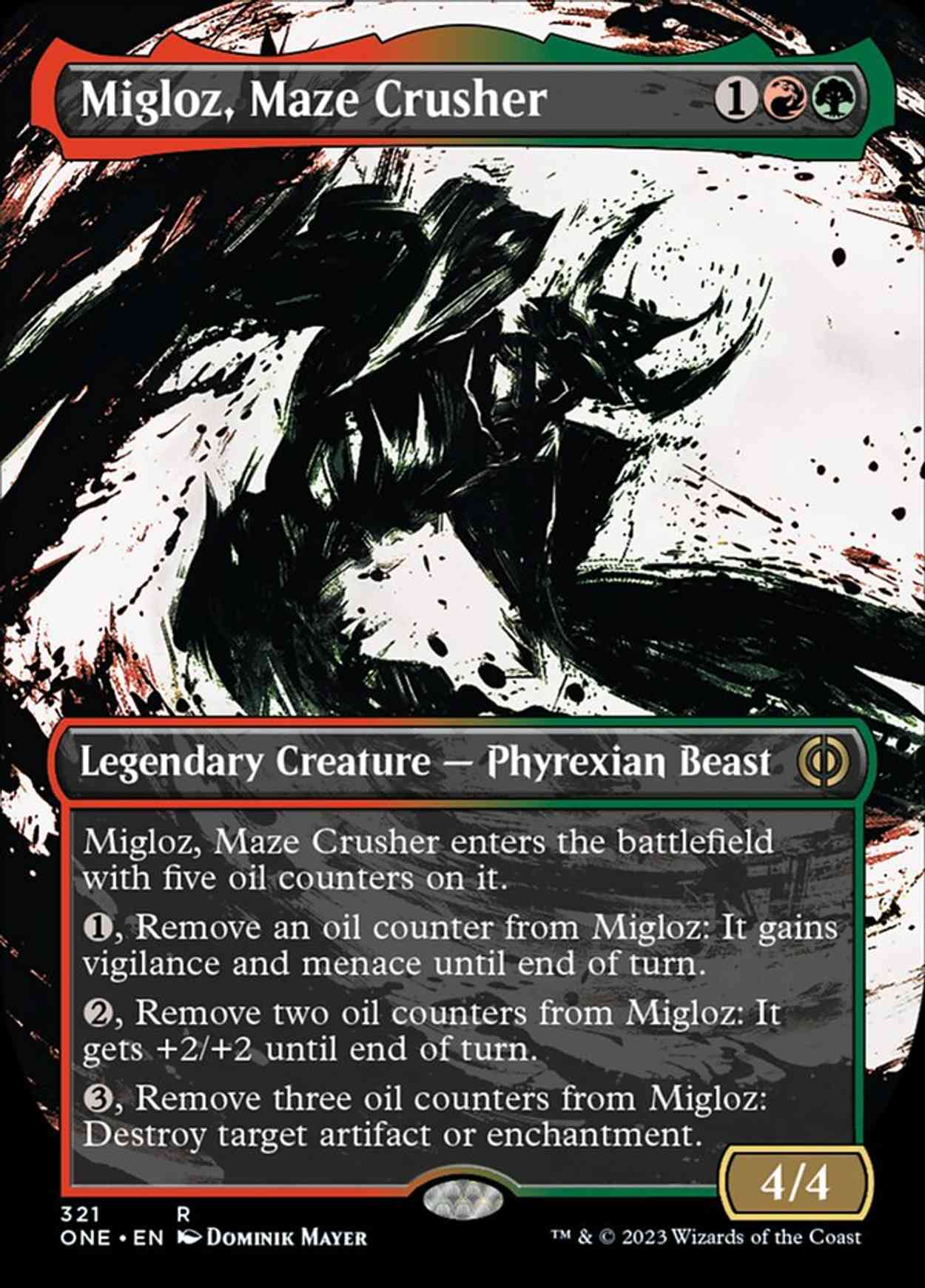 Migloz, Maze Crusher (Showcase) magic card front