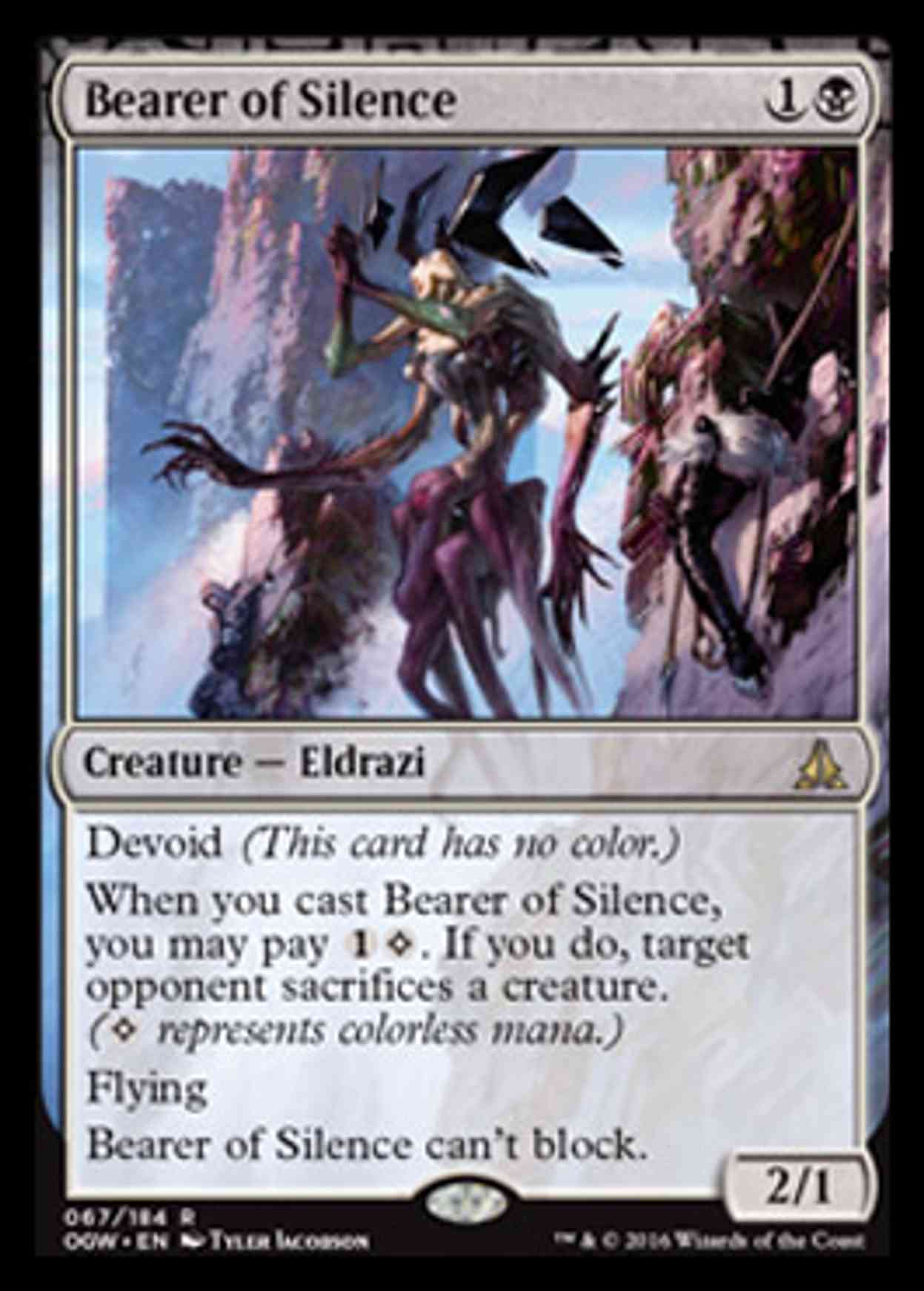 Bearer of Silence magic card front