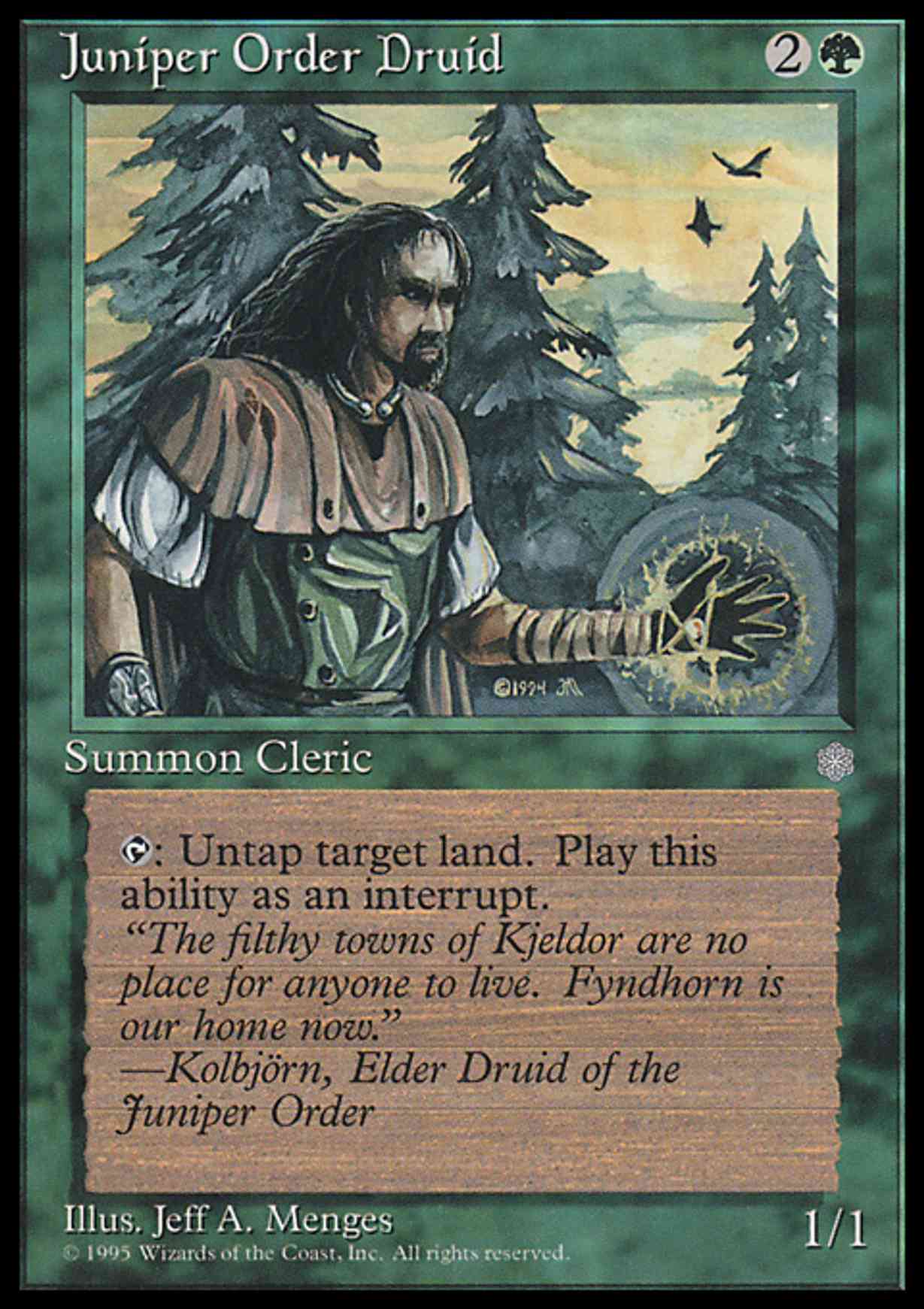 Juniper Order Druid magic card front