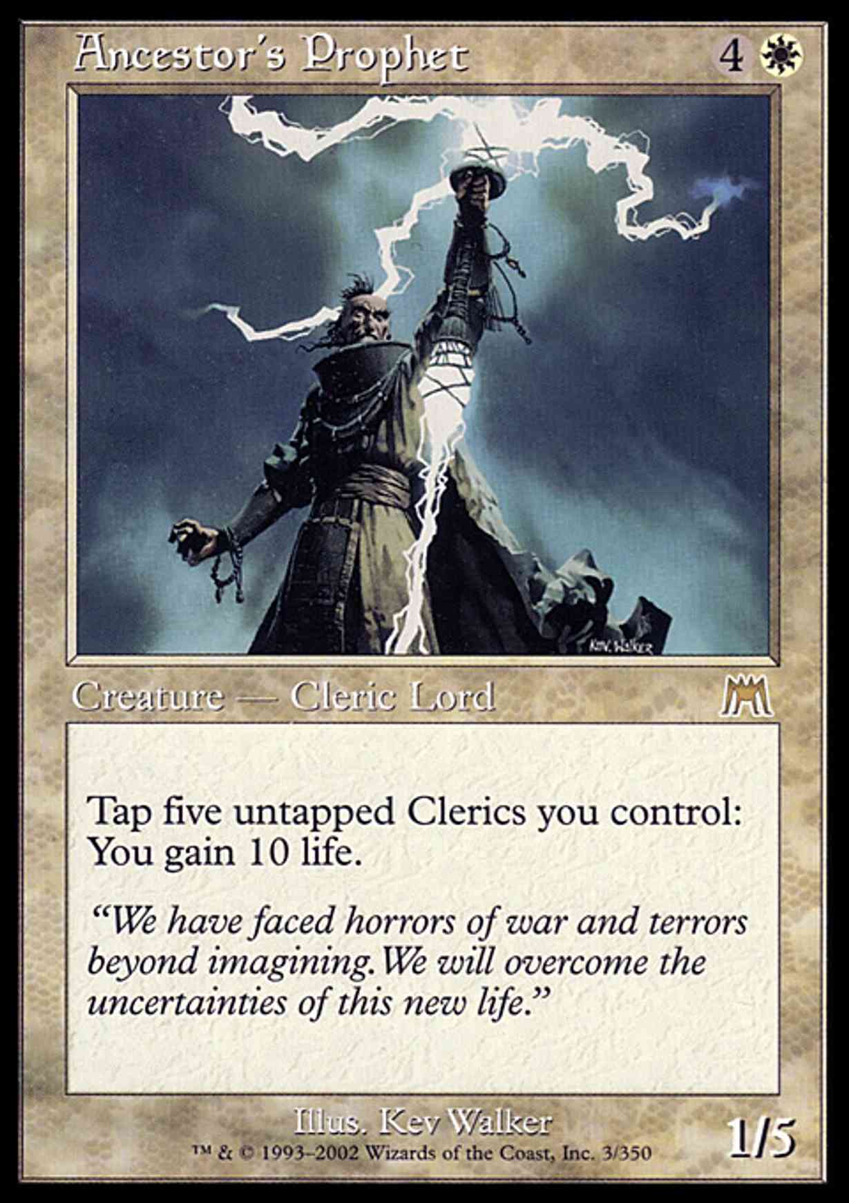 Ancestor's Prophet magic card front