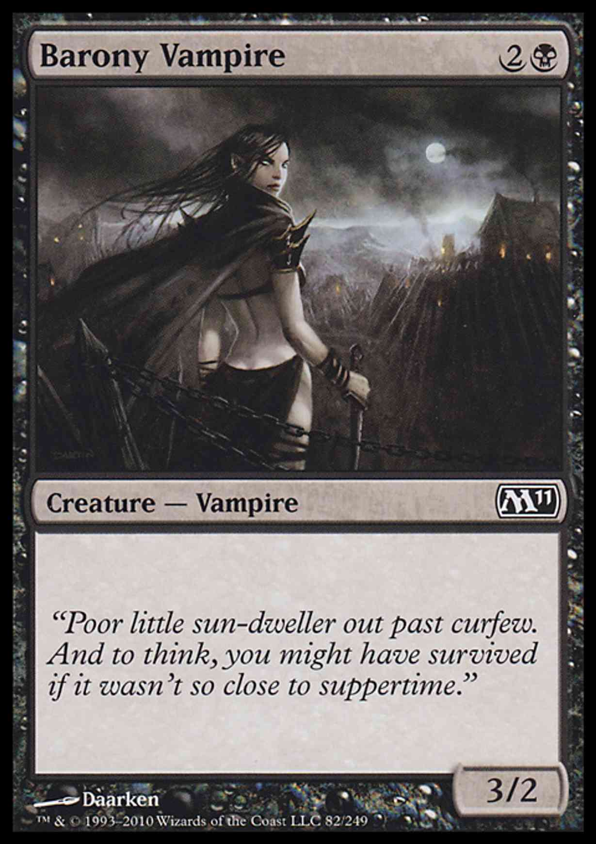 Barony Vampire magic card front
