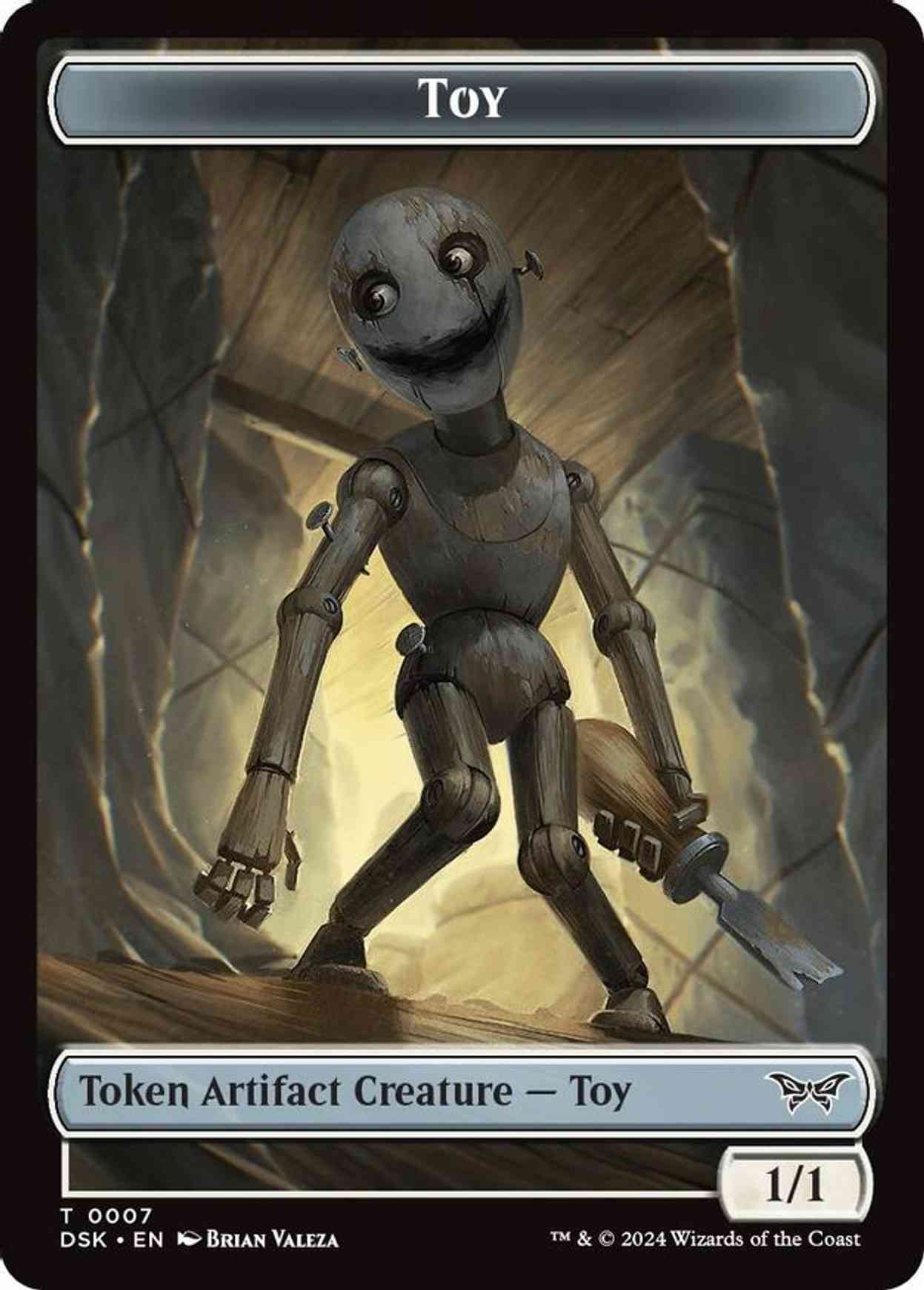 Toy Token magic card front