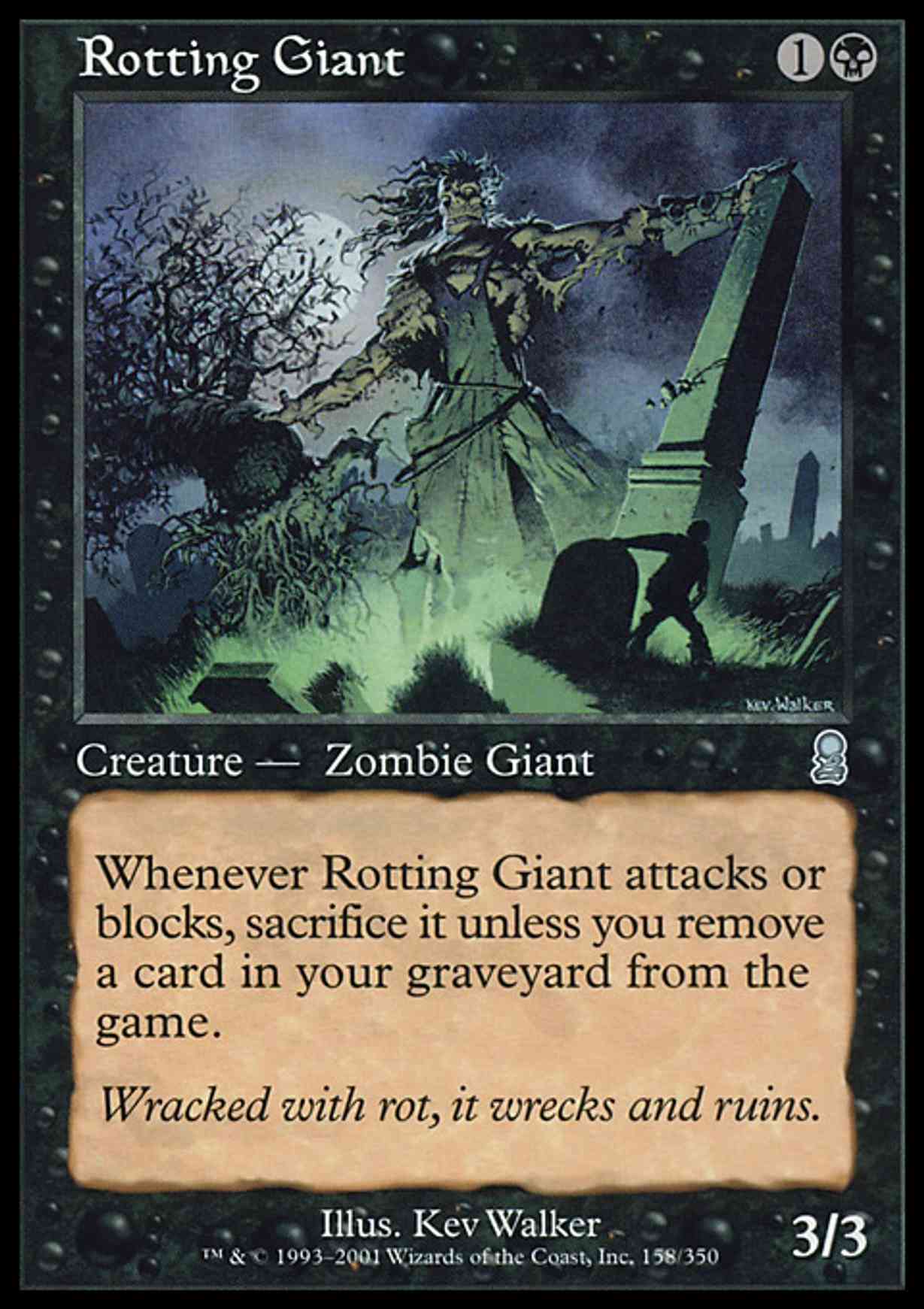Rotting Giant magic card front