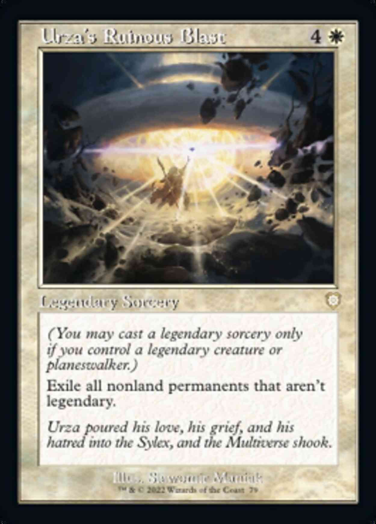 Urza's Ruinous Blast magic card front