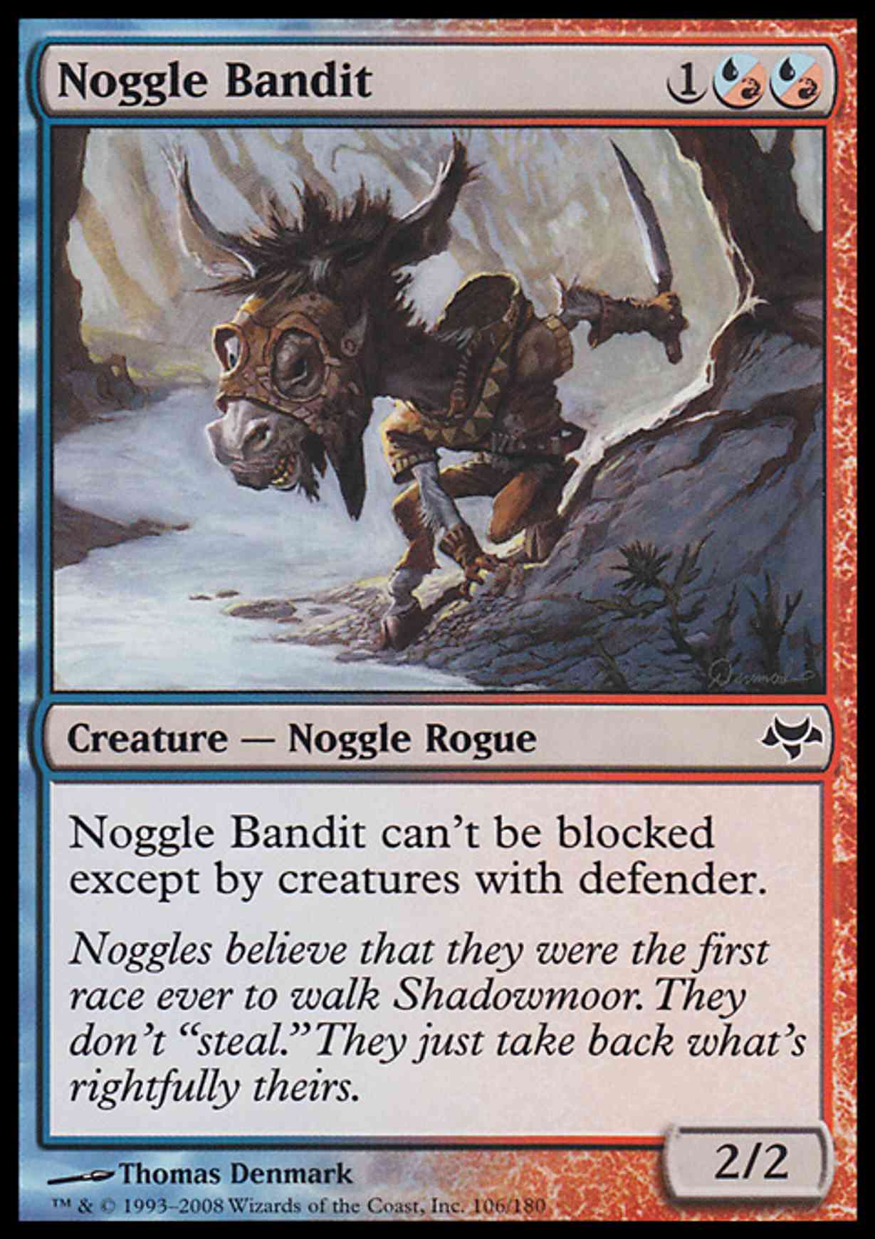 Noggle Bandit magic card front