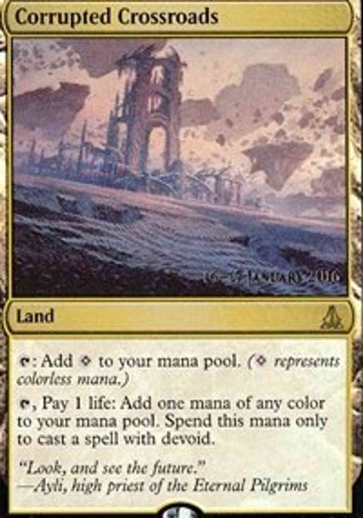 Corrupted Crossroads magic card front