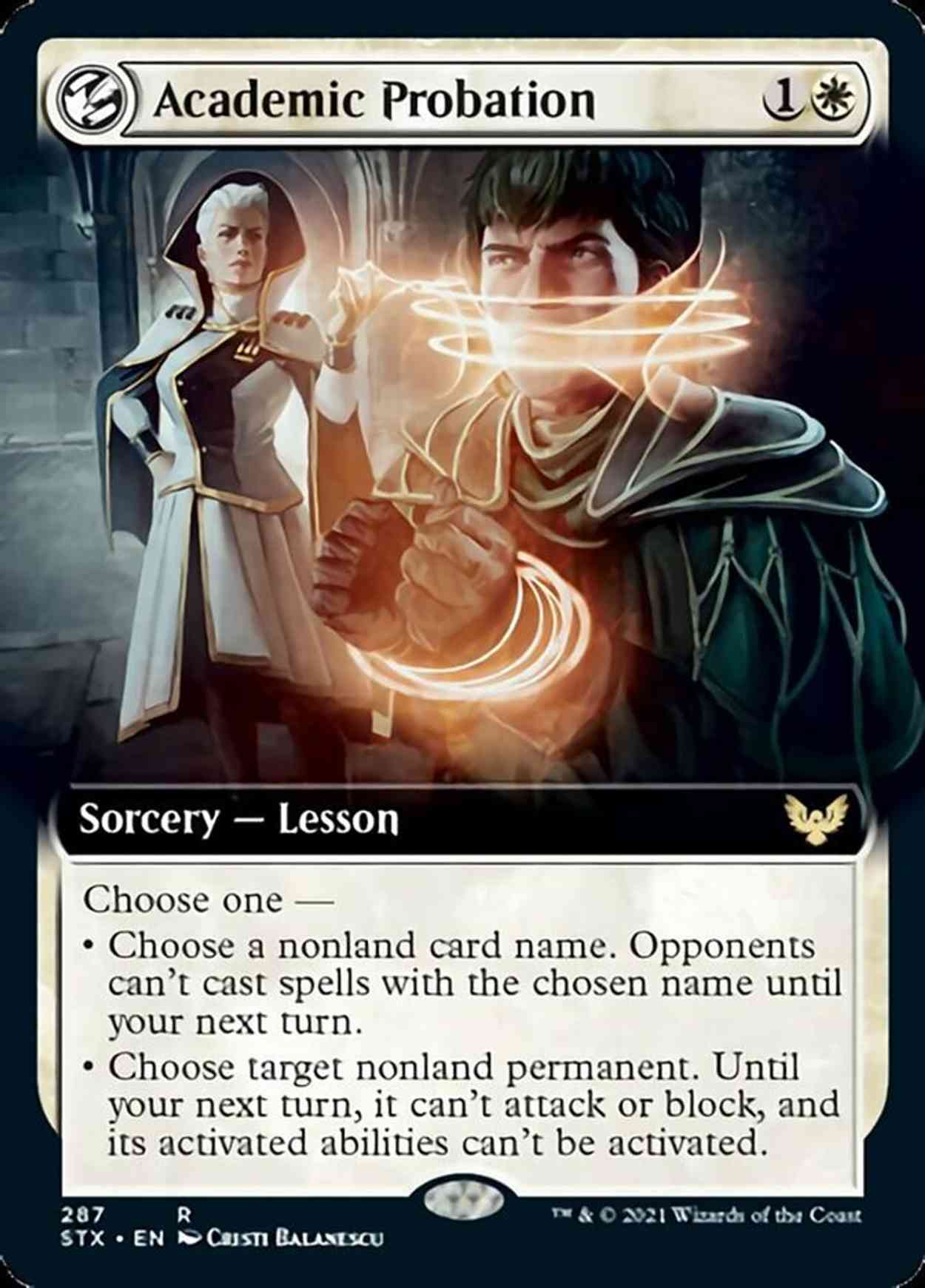 Academic Probation (Extended Art) magic card front