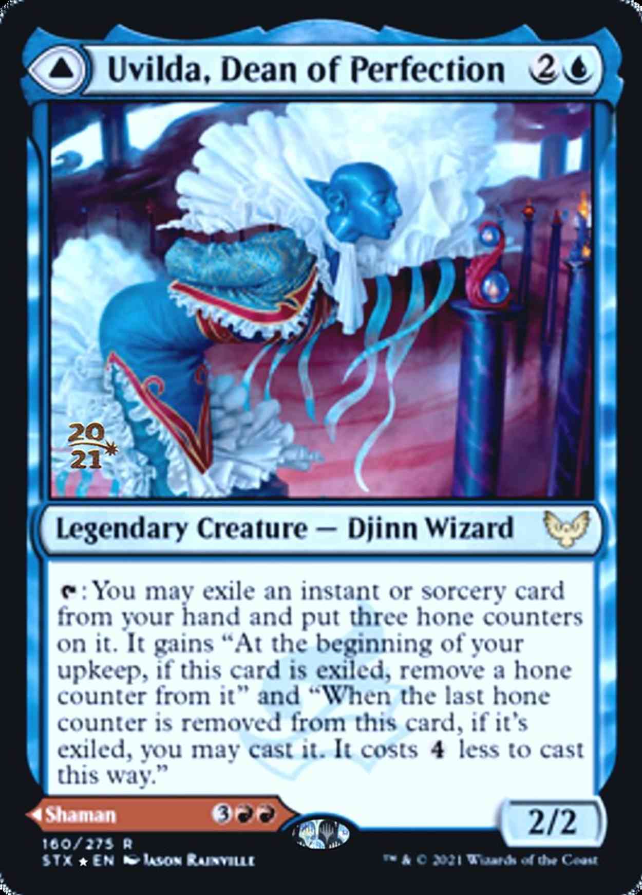 Uvilda, Dean of Perfection  magic card front
