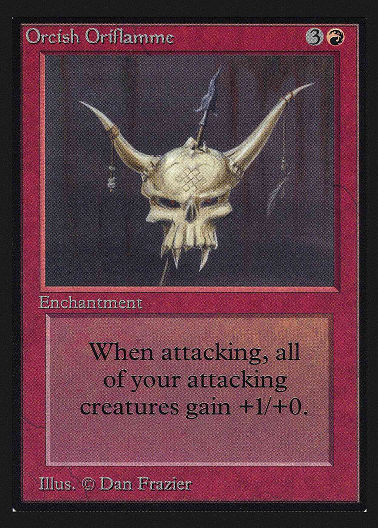 Orcish Oriflamme (CE) magic card front