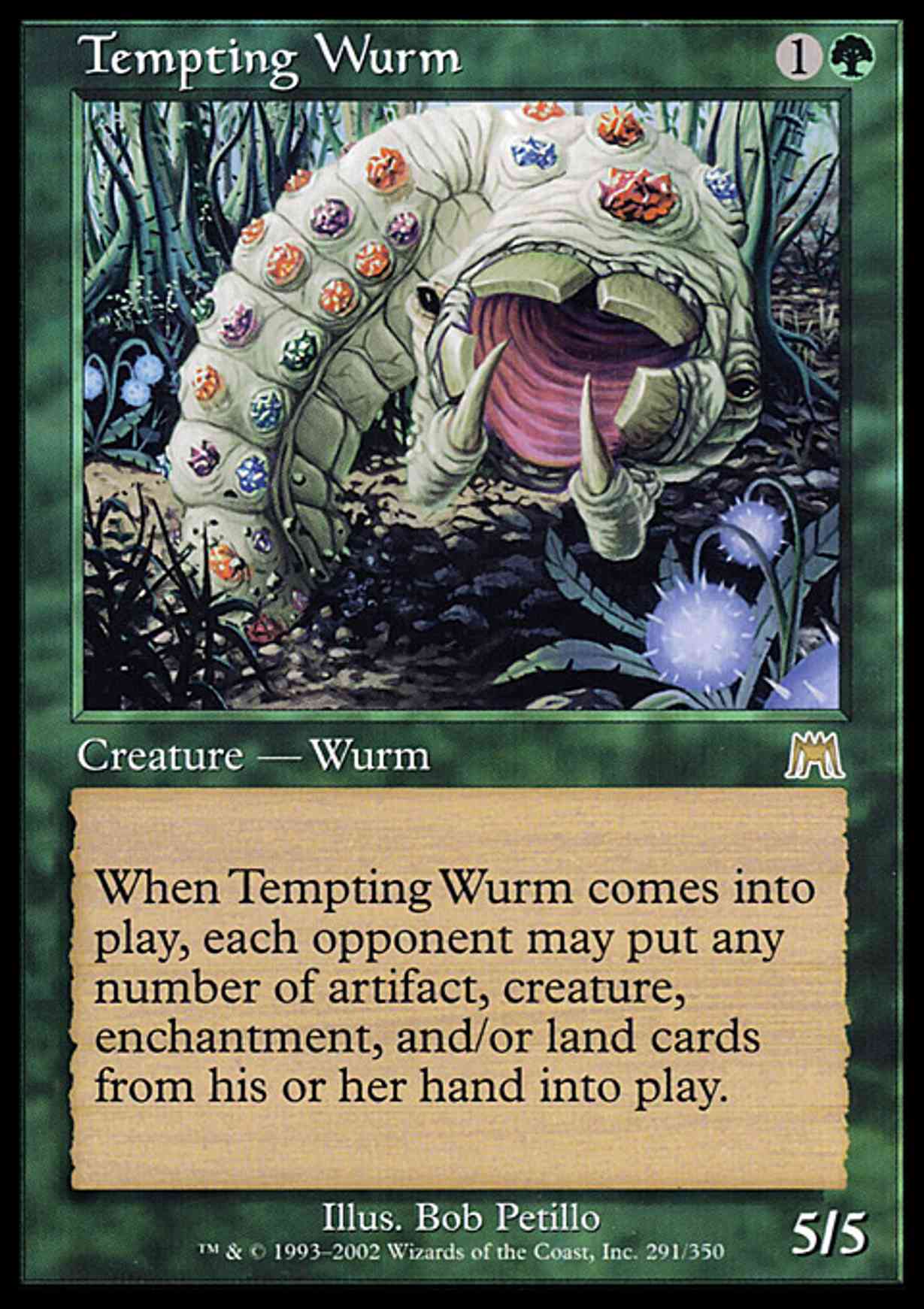 Tempting Wurm magic card front