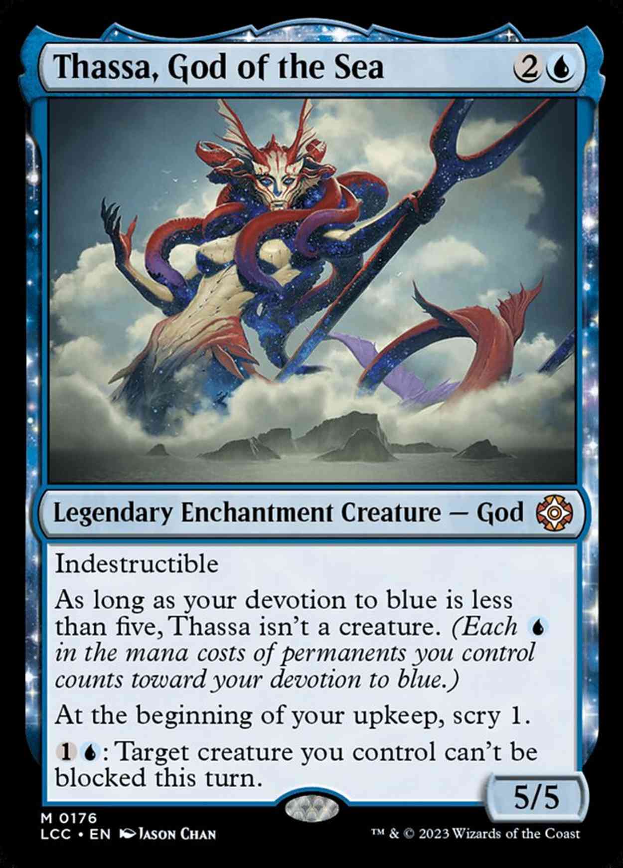 Thassa, God of the Sea magic card front