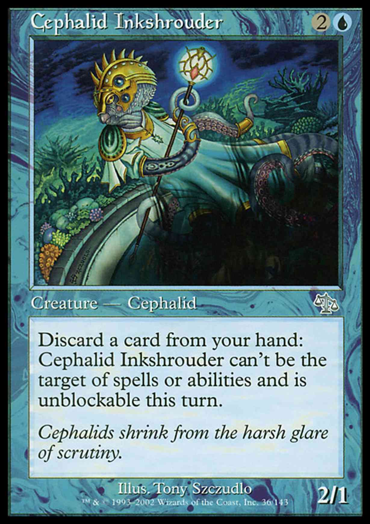Cephalid Inkshrouder magic card front