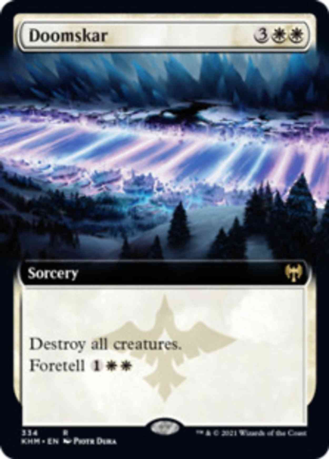 Doomskar (Extended Art) magic card front