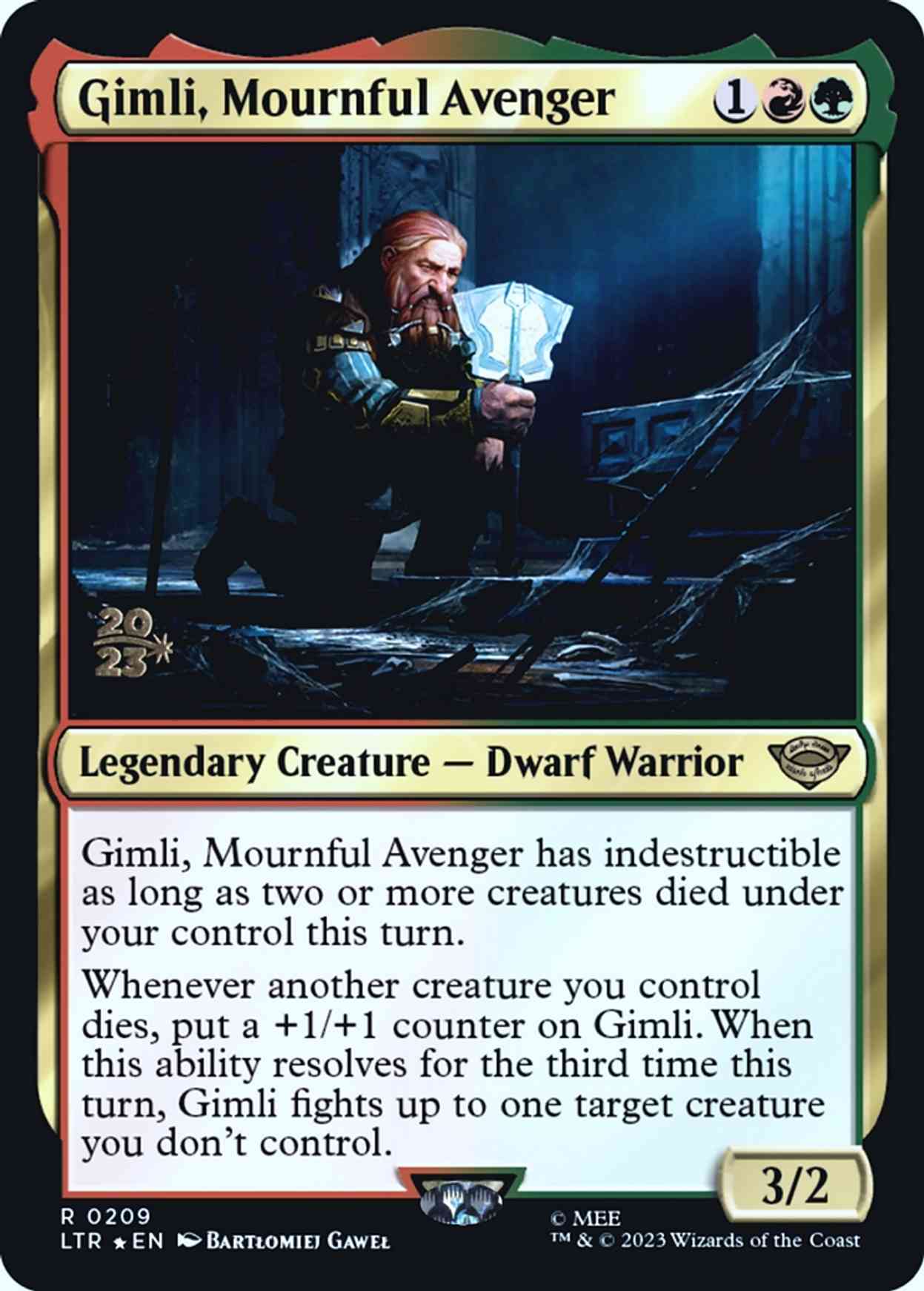 Gimli, Mournful Avenger magic card front