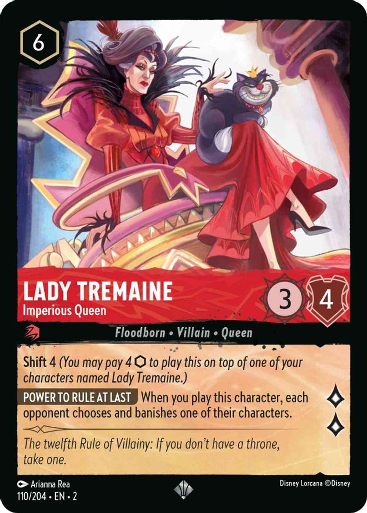 Lady Tremaine - Imperious Queen magic card front