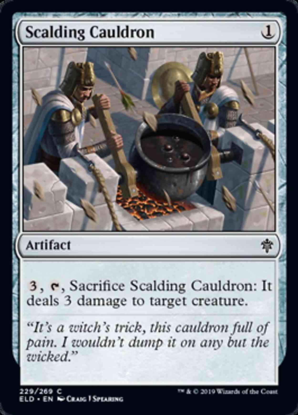 Scalding Cauldron magic card front