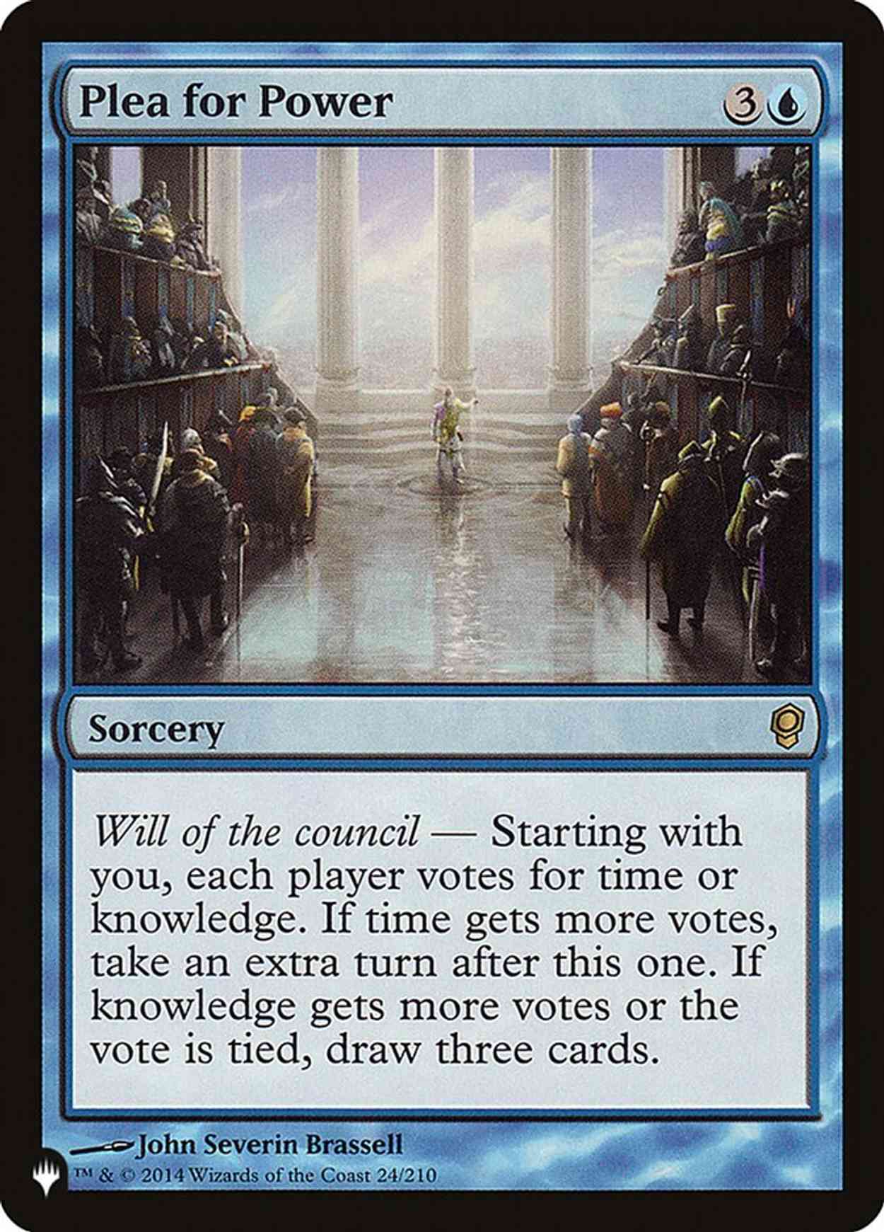 Plea for Power magic card front