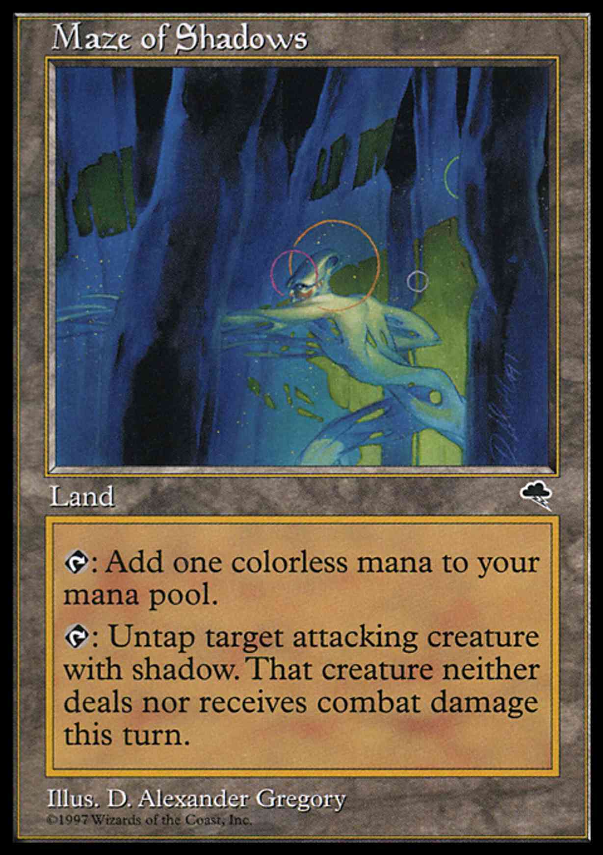 Maze of Shadows magic card front