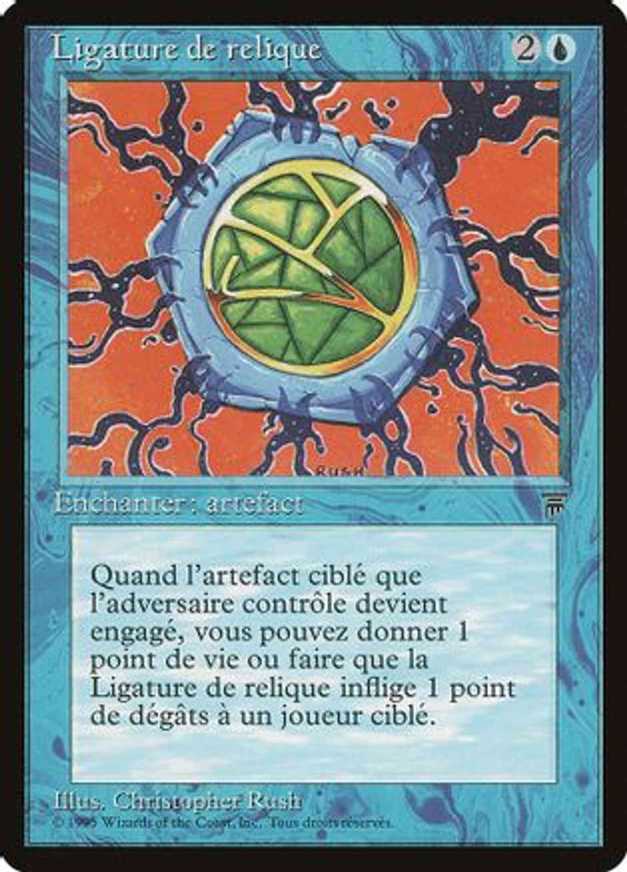 Relic Bind (French) - "Ligature de relique" magic card front