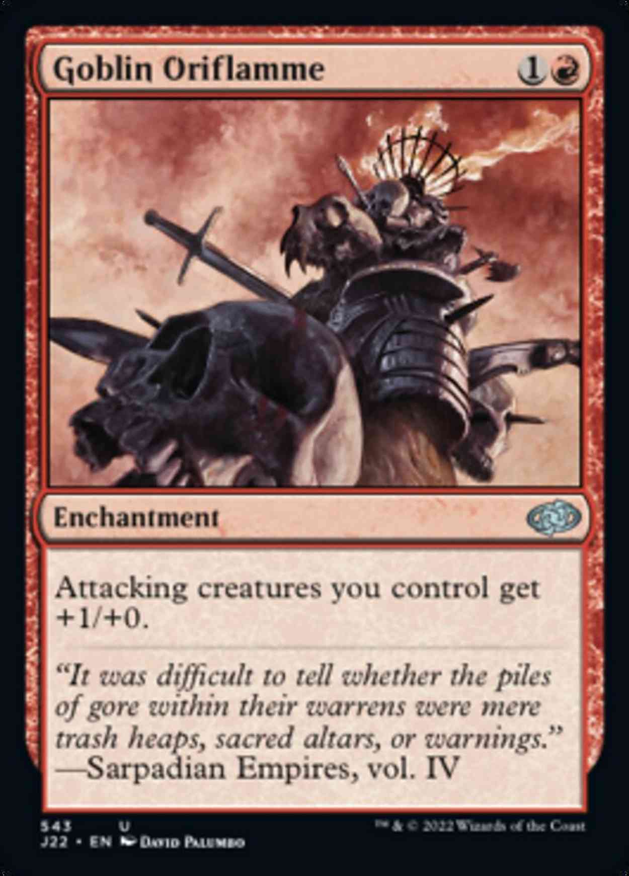 Goblin Oriflamme magic card front