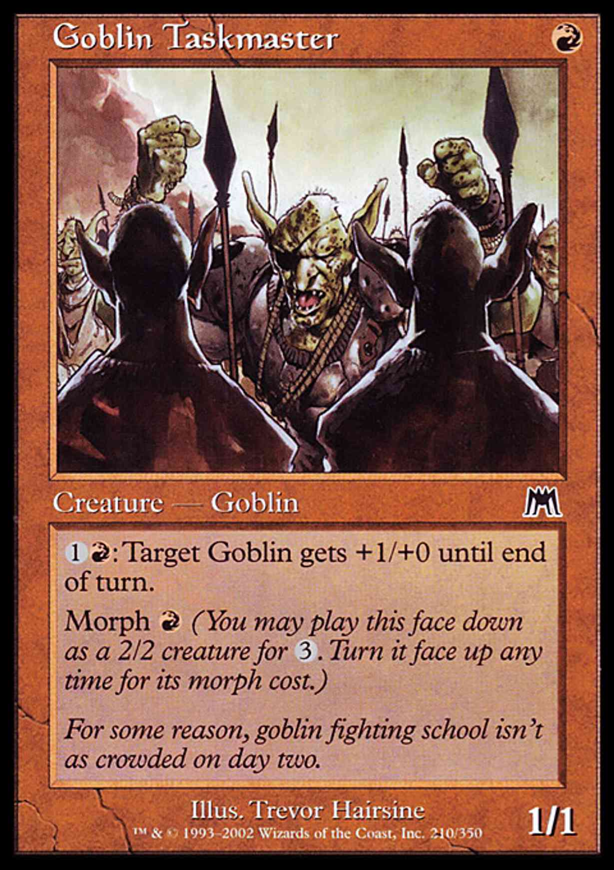 Goblin Taskmaster magic card front