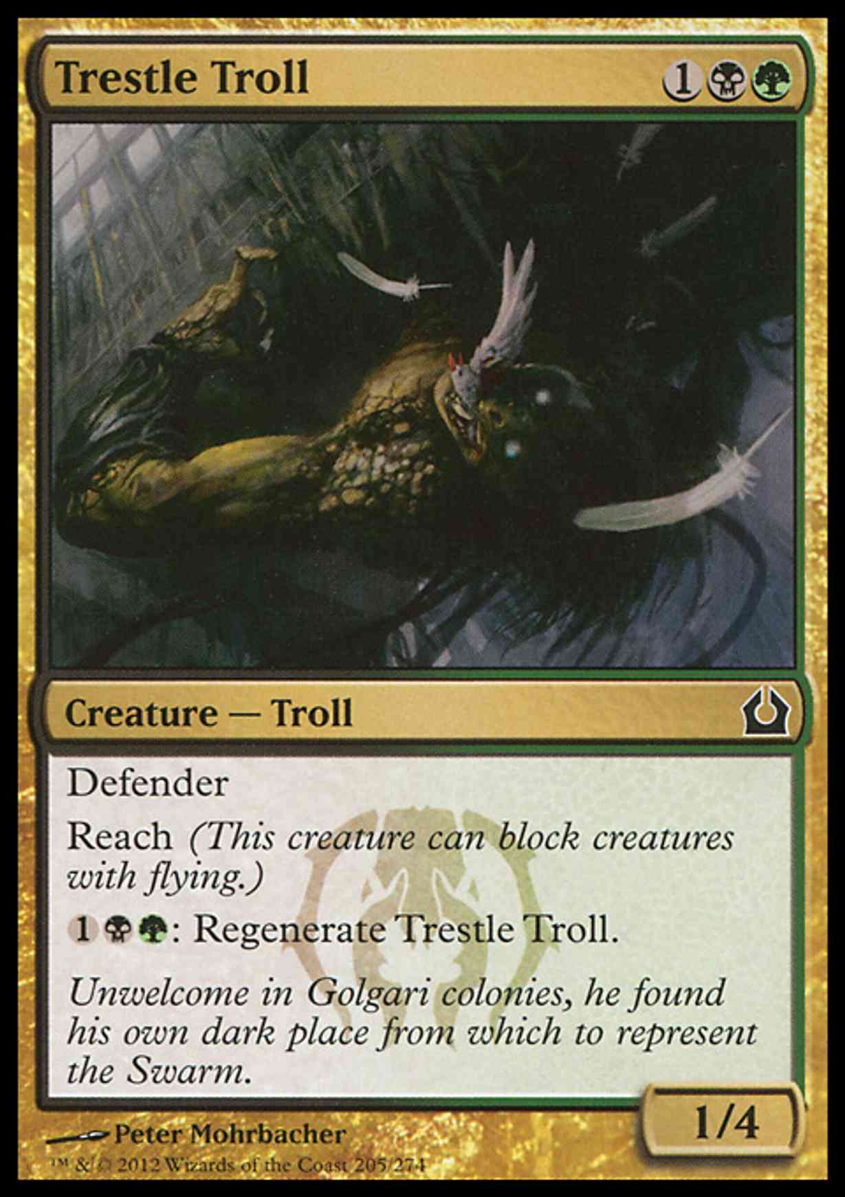Trestle Troll magic card front