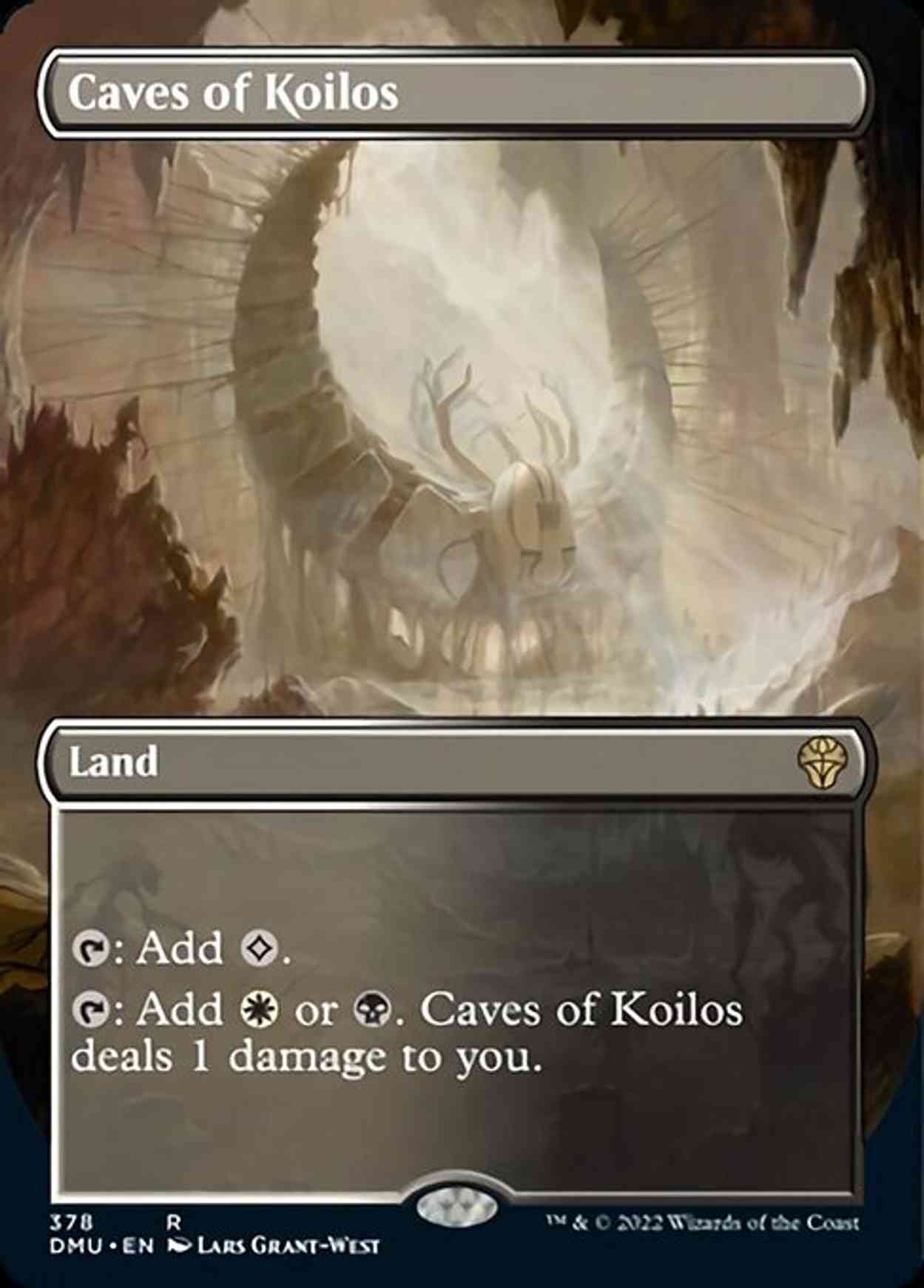 Caves of Koilos (Borderless) magic card front