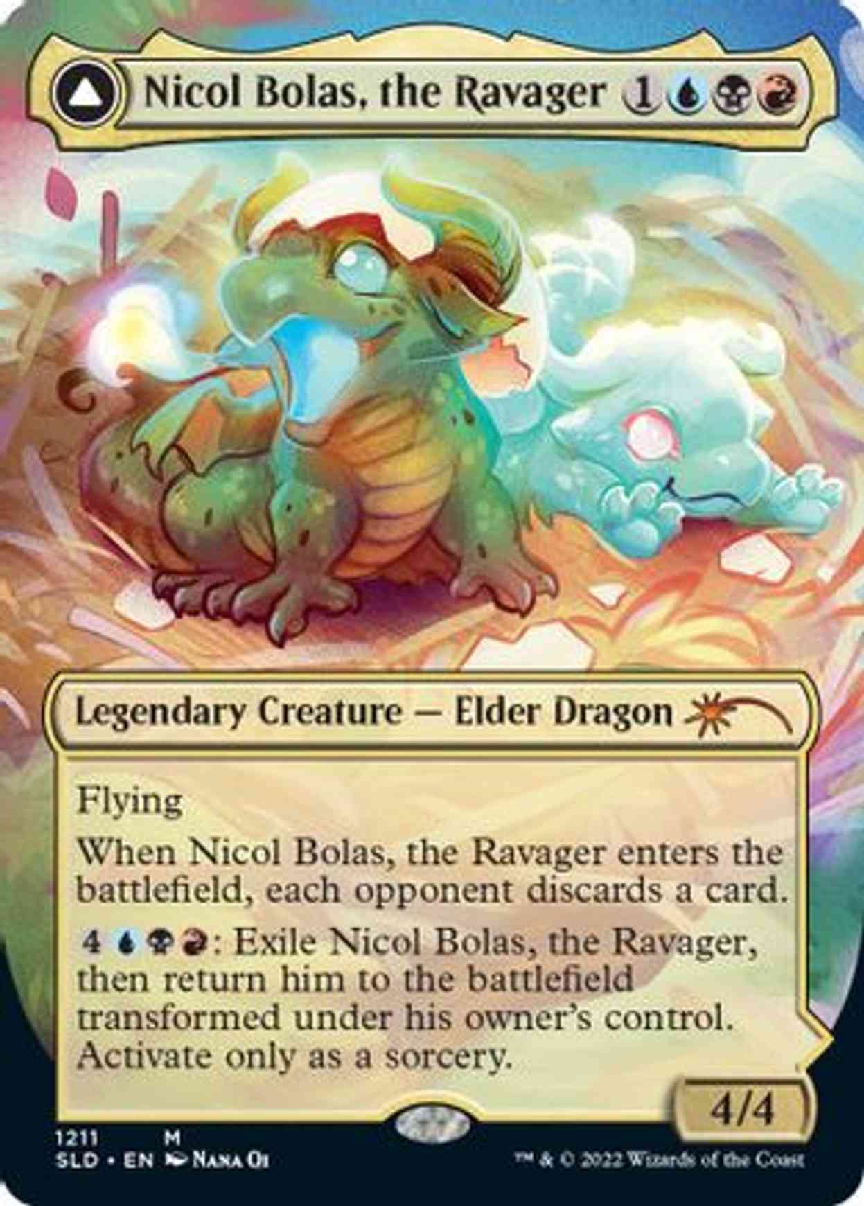 Nicol Bolas, the Ravager (Display Commander) - Thick Stock magic card front