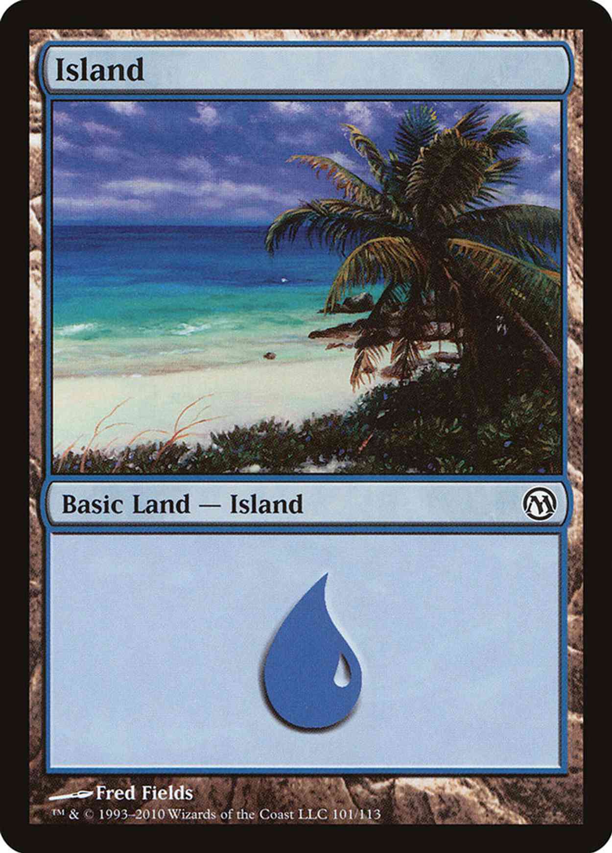 Island (101) magic card front