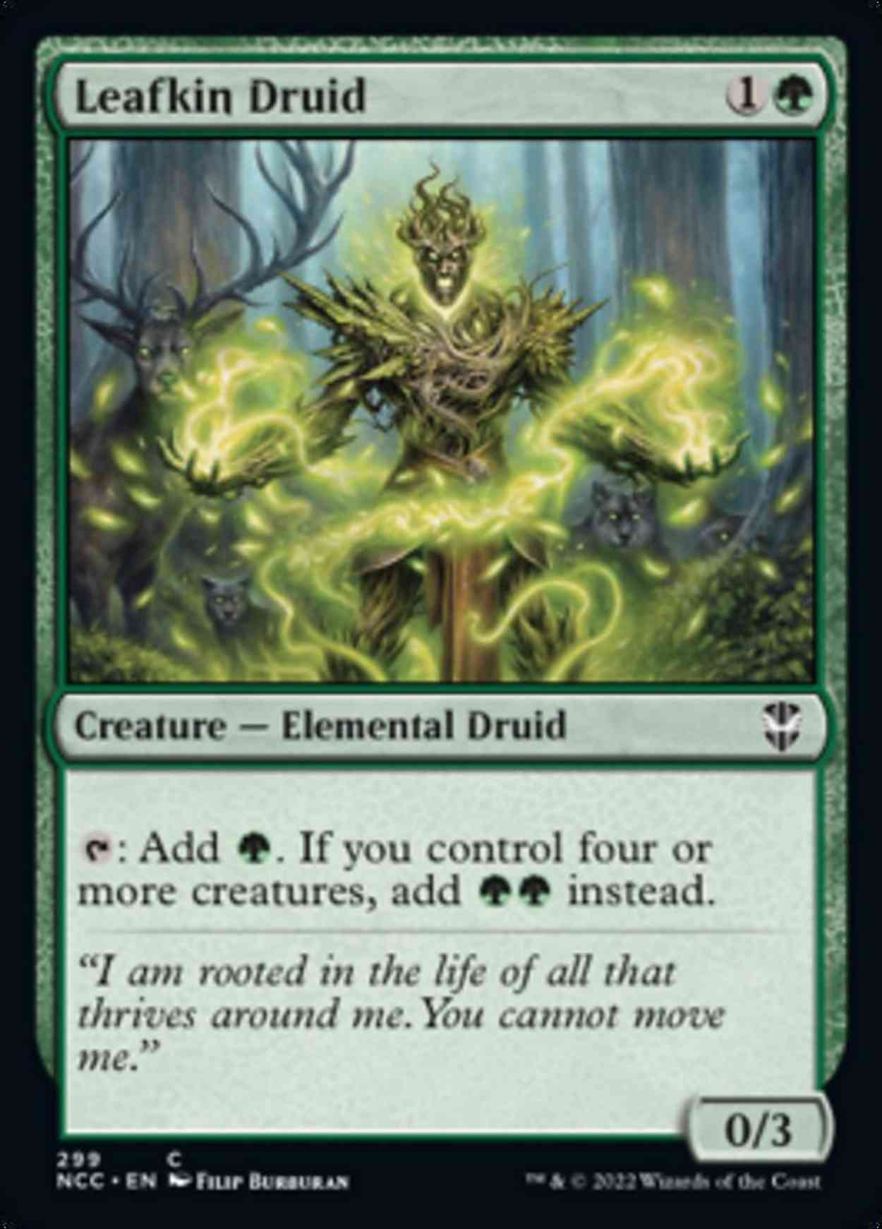 Leafkin Druid magic card front