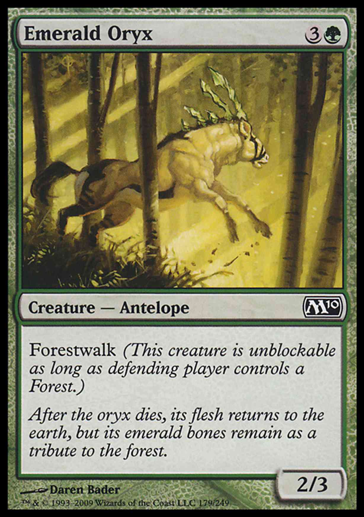 Emerald Oryx magic card front