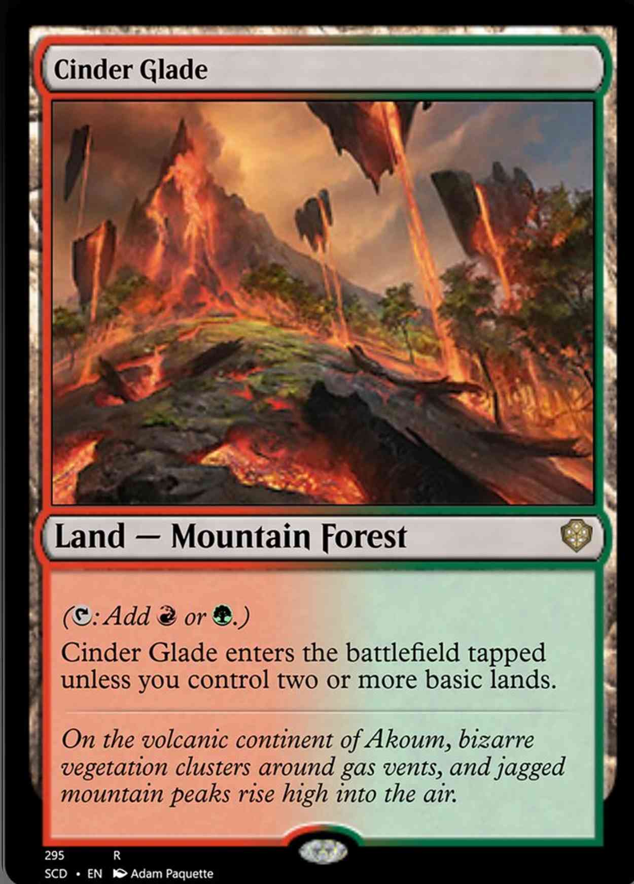 Cinder Glade magic card front