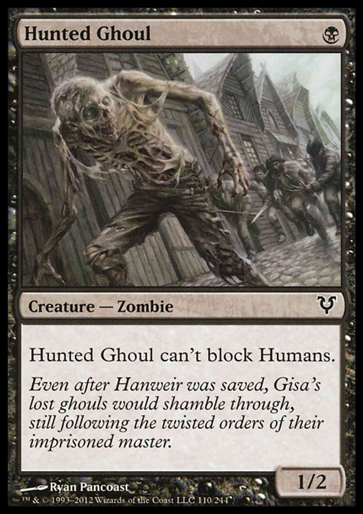 Hunted Ghoul magic card front